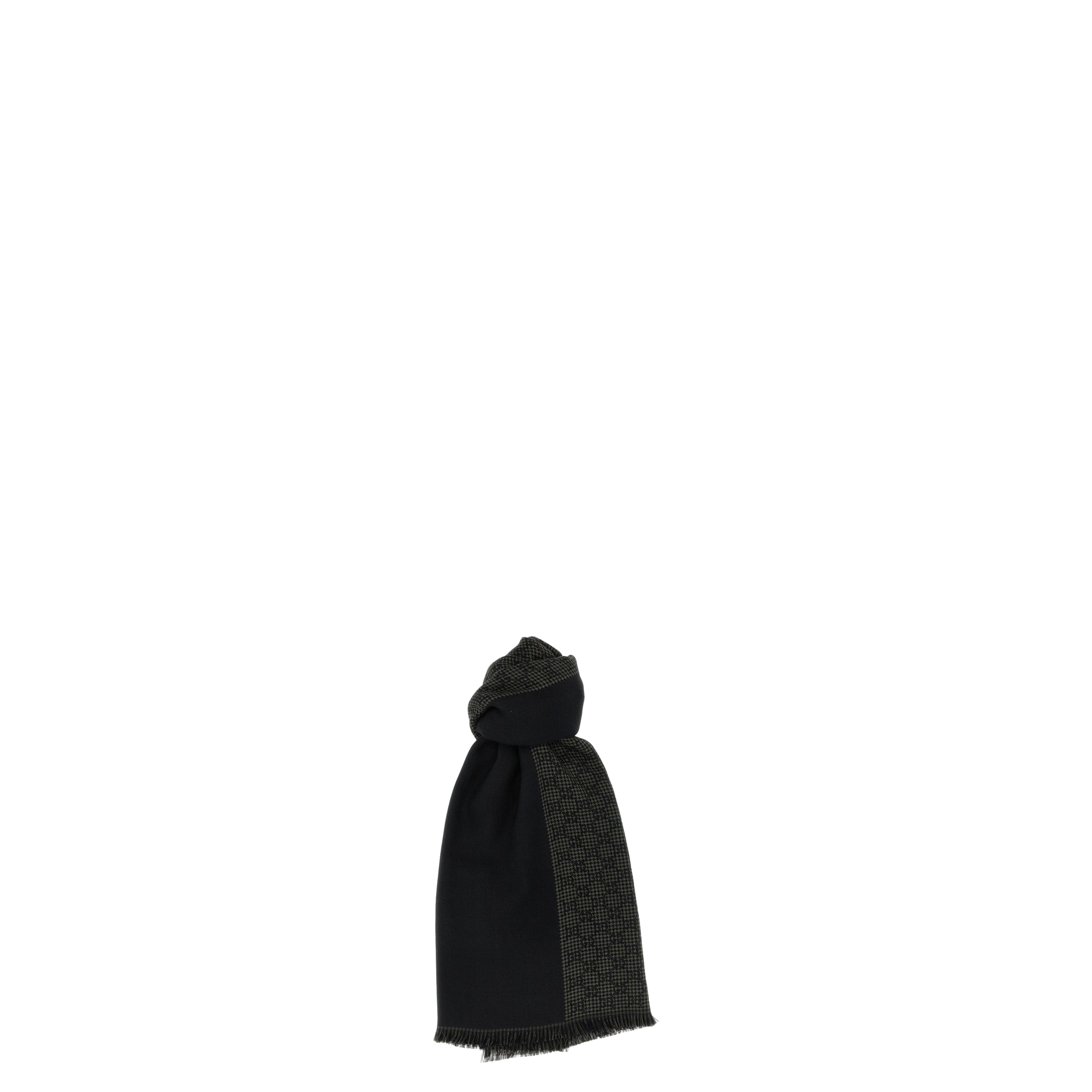 Wool and Silk Jacquard Stole - Image 1