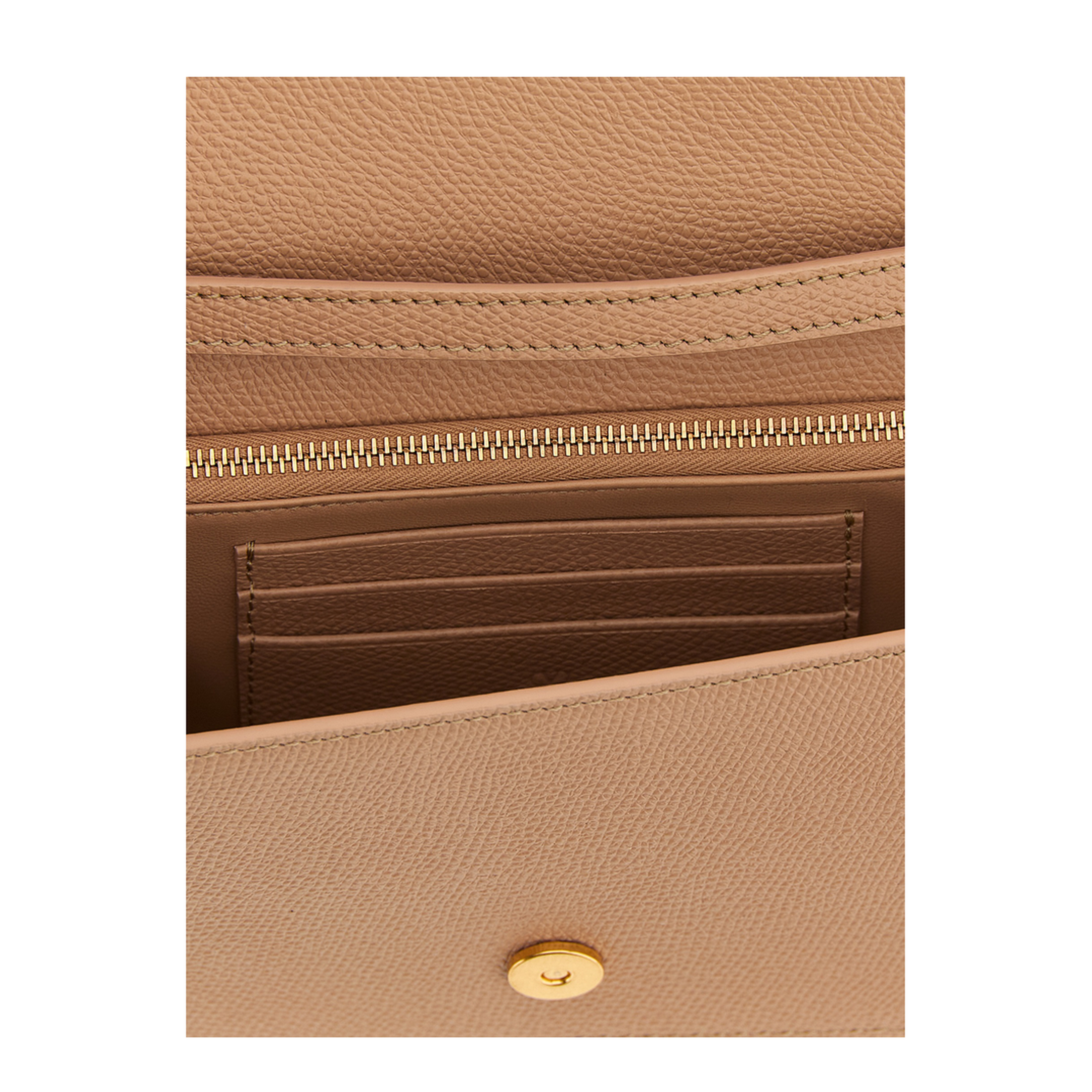 VLogo Signature Mini Calfskin Shoulder Bag - Pink - Image 4