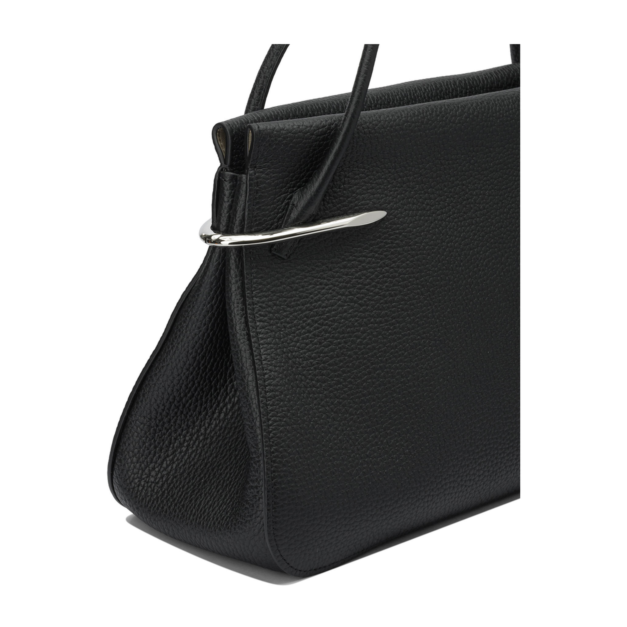 Pinch Large Calfskin Shoulder Bag - Black - Image 4