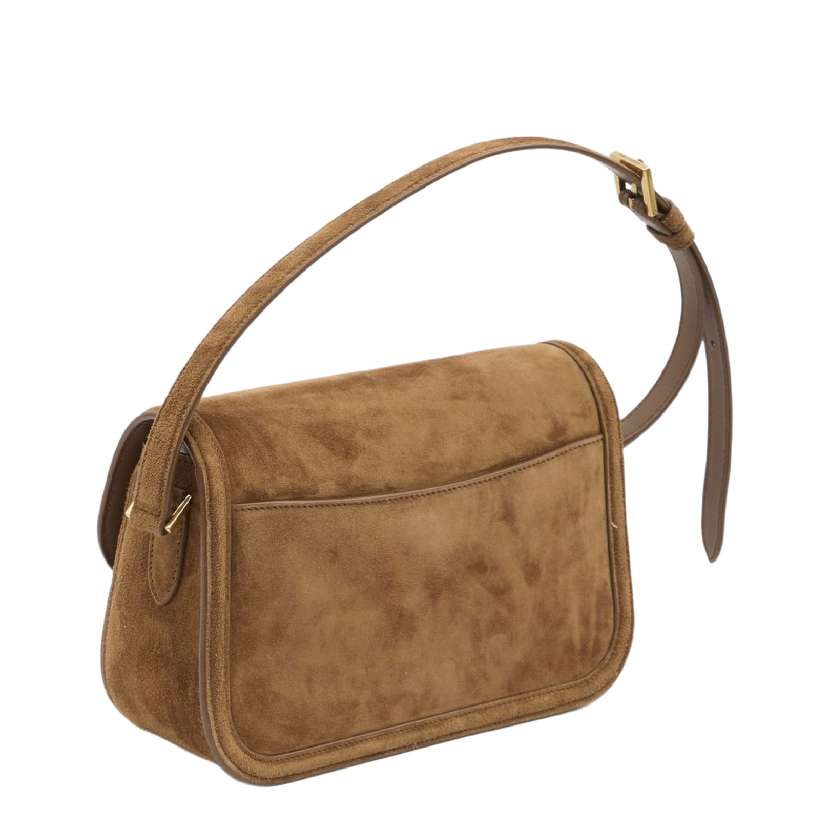 Solferino Medium Suede Shoulder Bags - Brown - Image 3