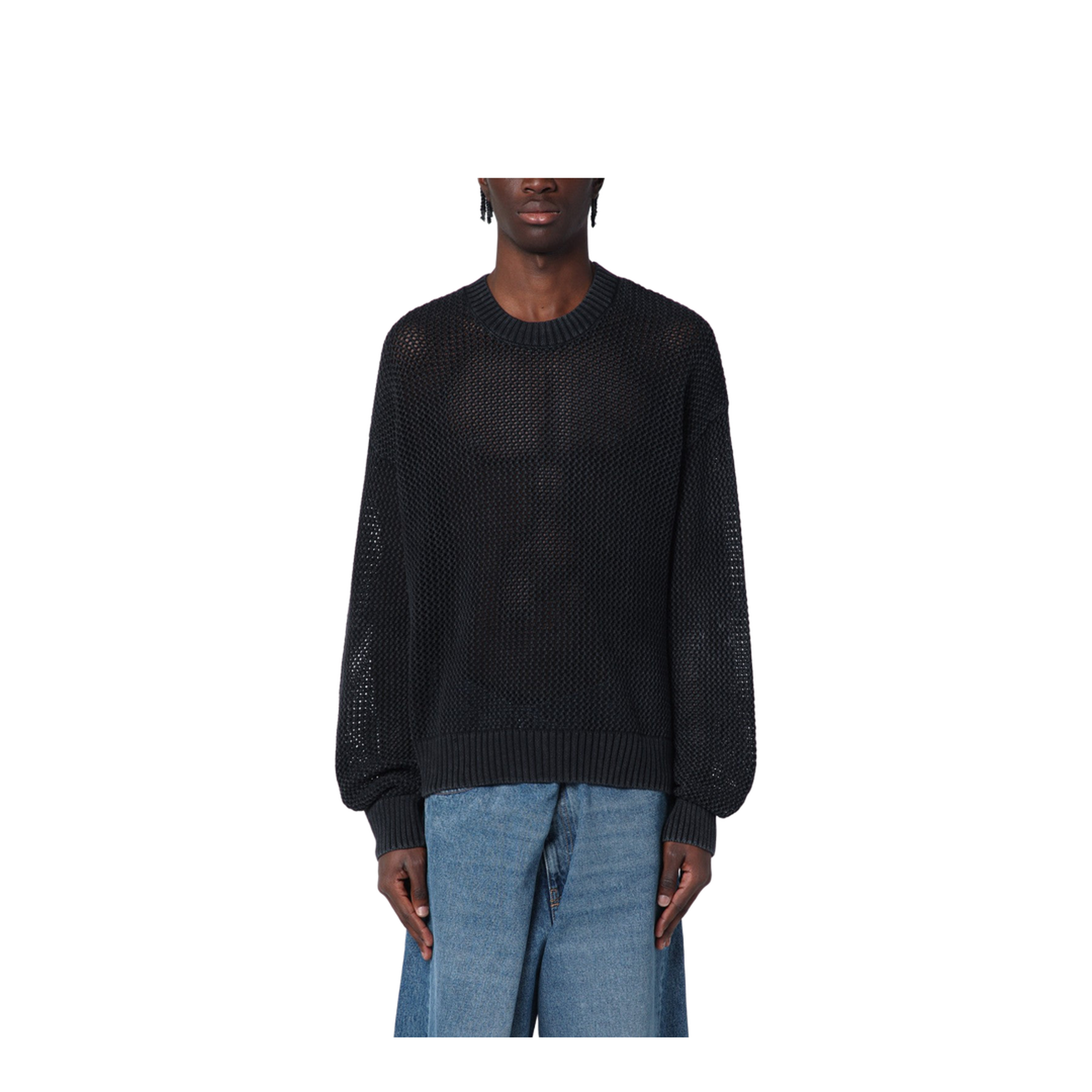 Round Neck Knit Sweater - Image 1