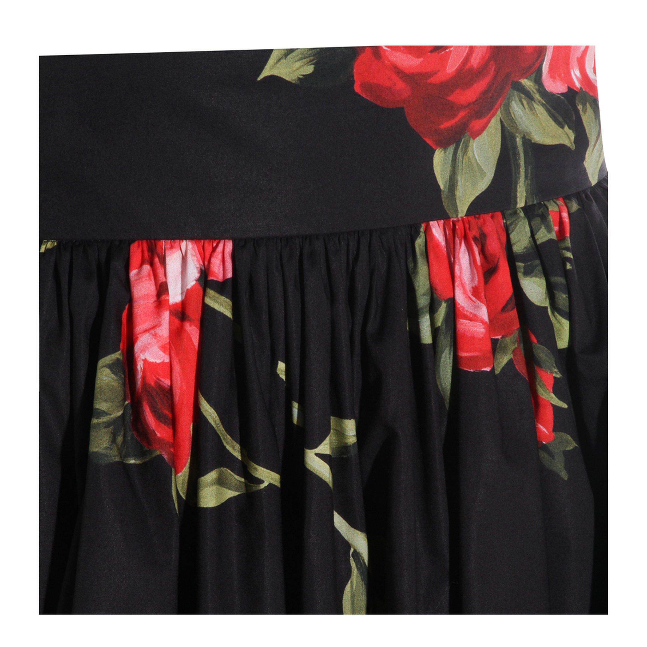 Miniskirt with Bouquet Print - Image 6
