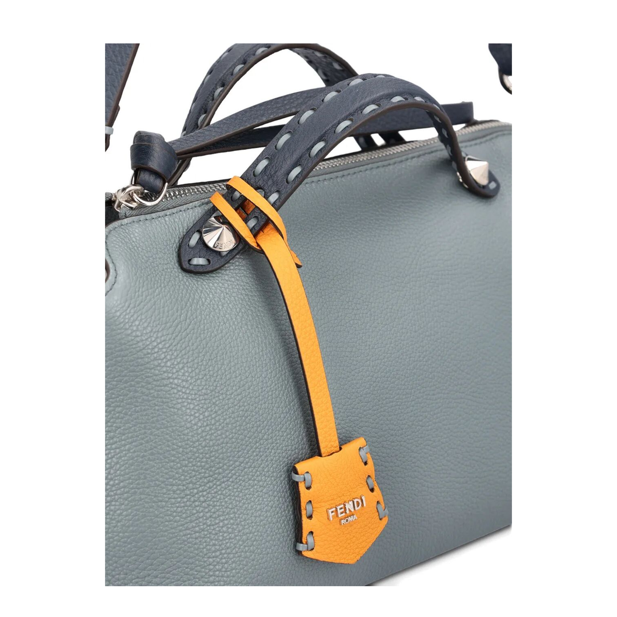Soft Selleria Medium Bag with Macro Stitching - Image 3
