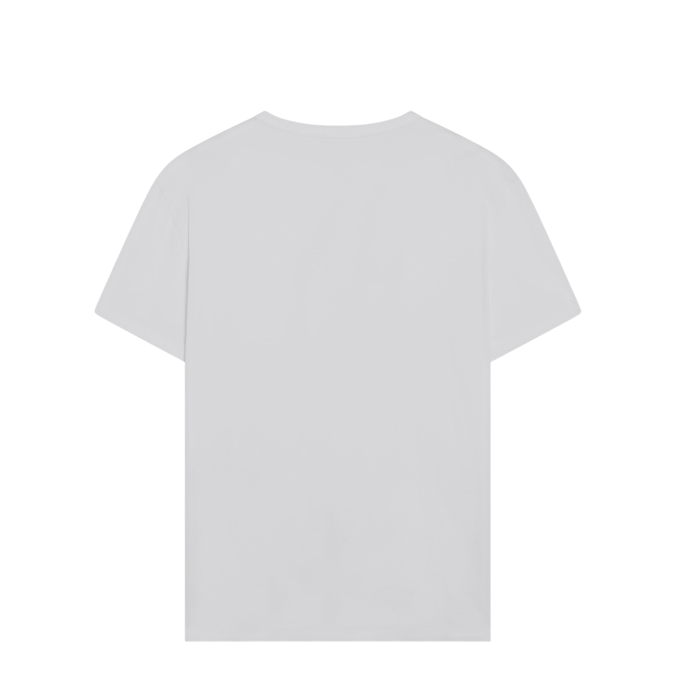 White T-shirt with Distorted Logo - Image 2