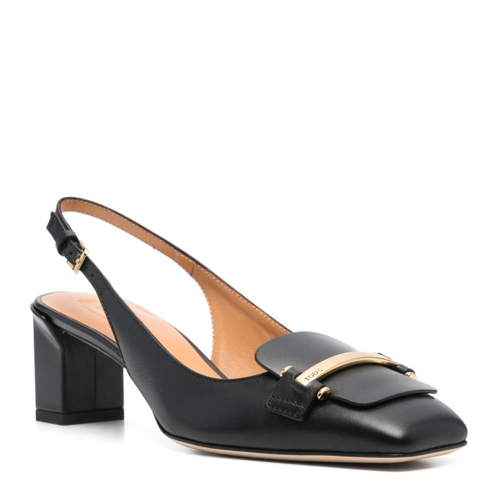 Slingback Pumps in Leather - Image 3