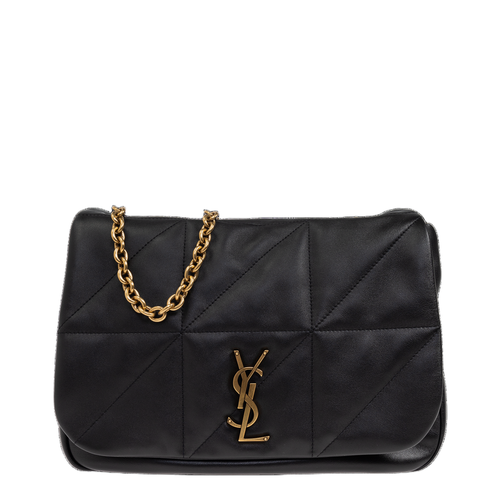 Jamie Medium Lambskin Shoulder Bags - Black - Image 1