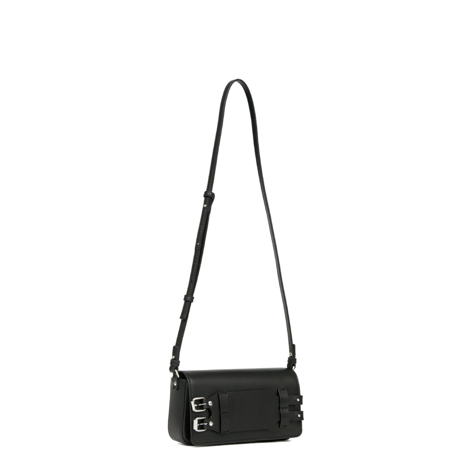 MM6 Small Calf Leather Handbag - Black - Image 3