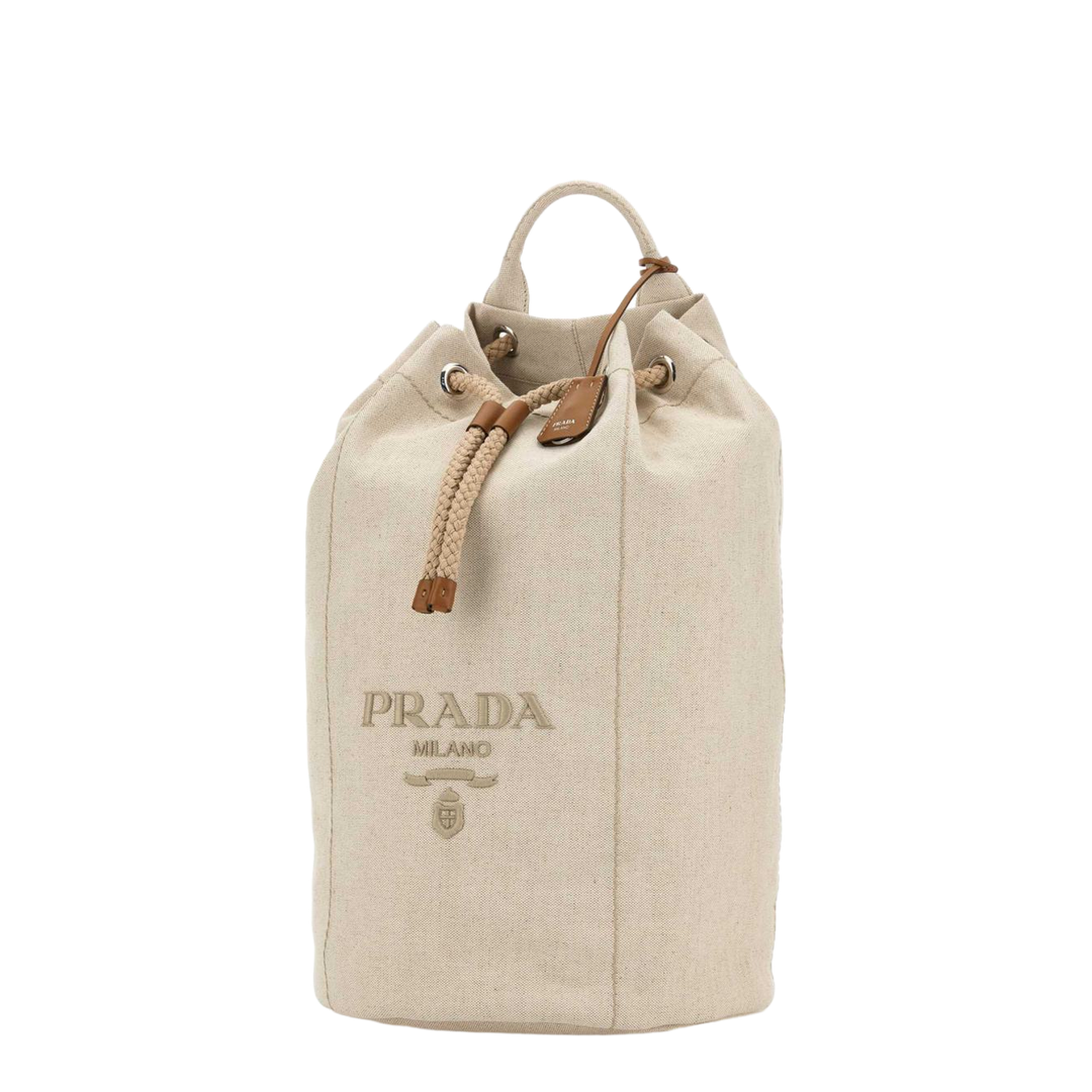 Canvas Backpack - Cream - Image 2