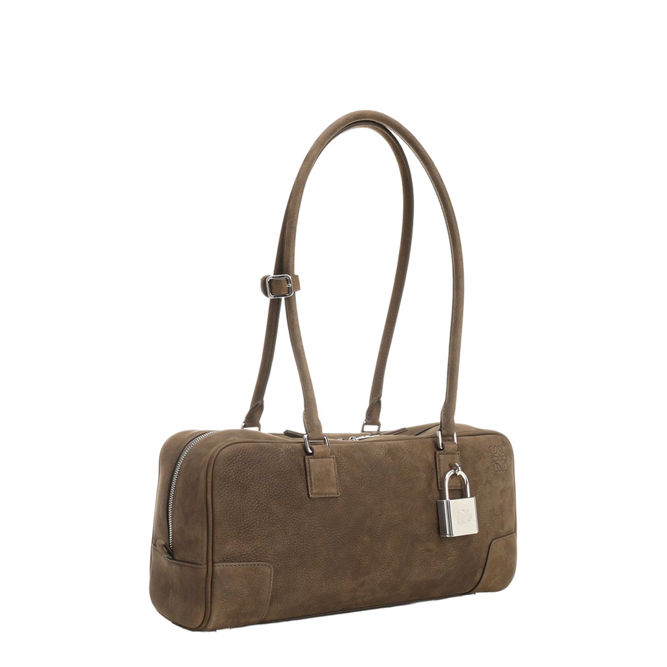 Amazona 31 Cropped Bag in Garnet Nubuck - Image 2