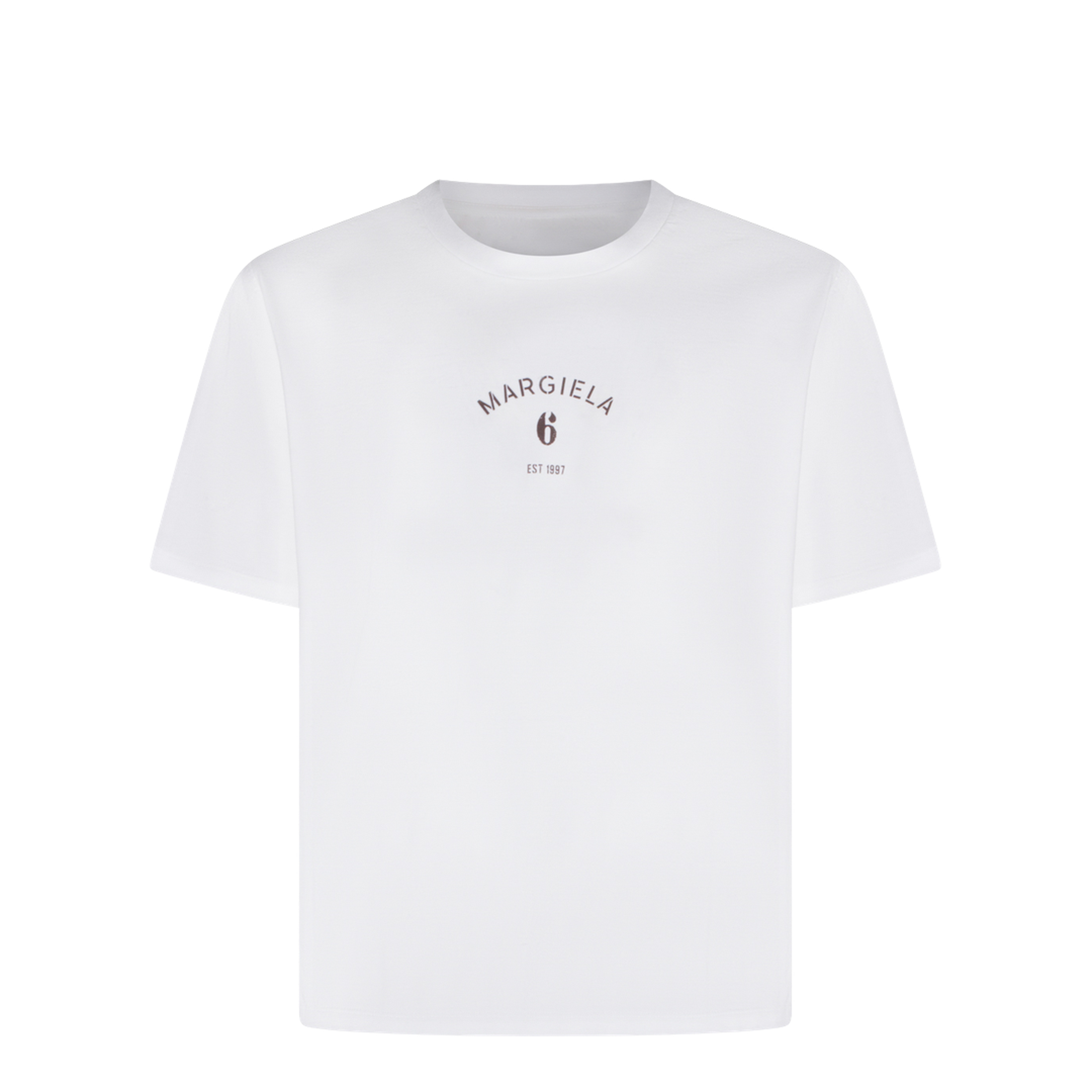 White T-shirt with logo print - Image 1