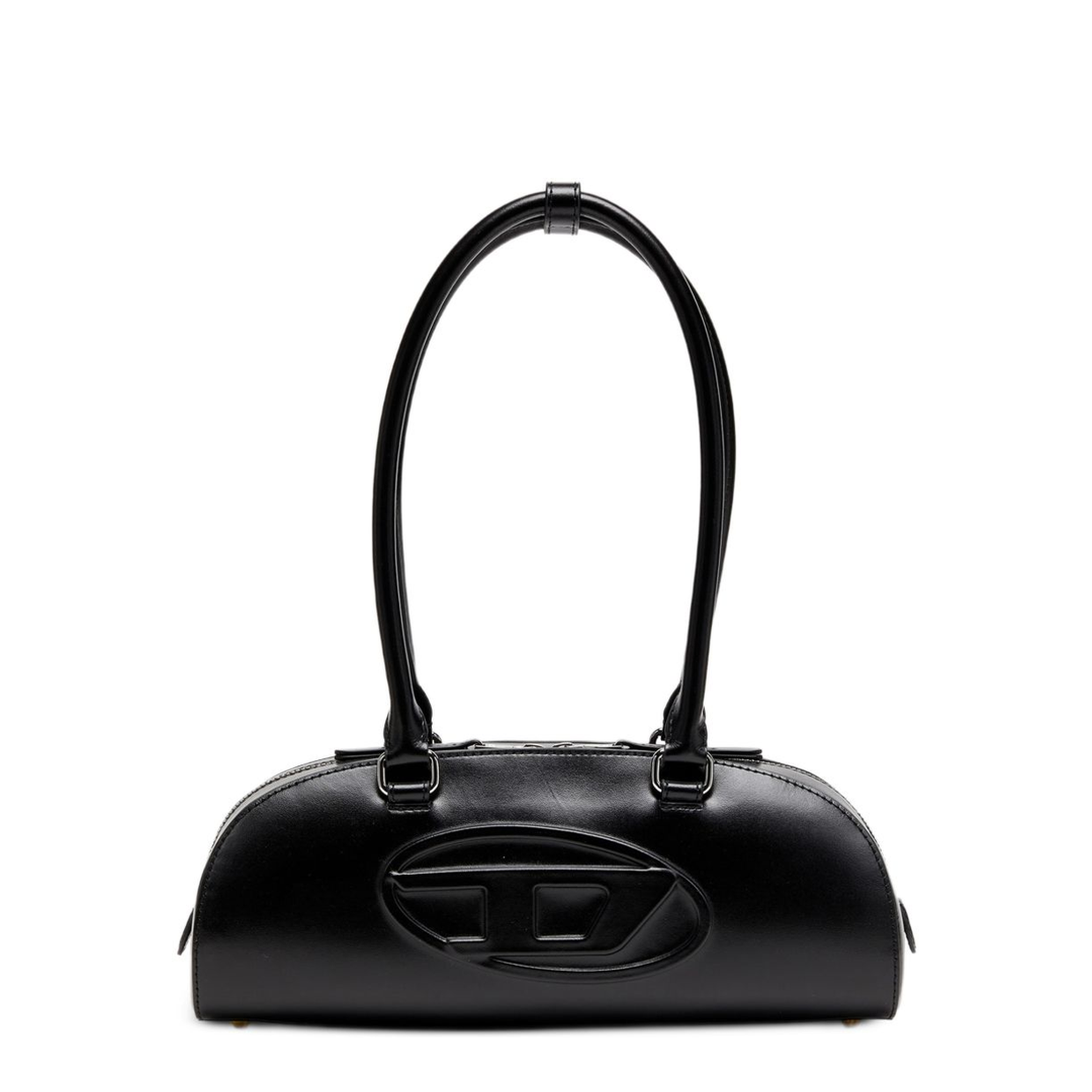 1DR Dome Elongated Leather Bowling Bag - Black - Image 1