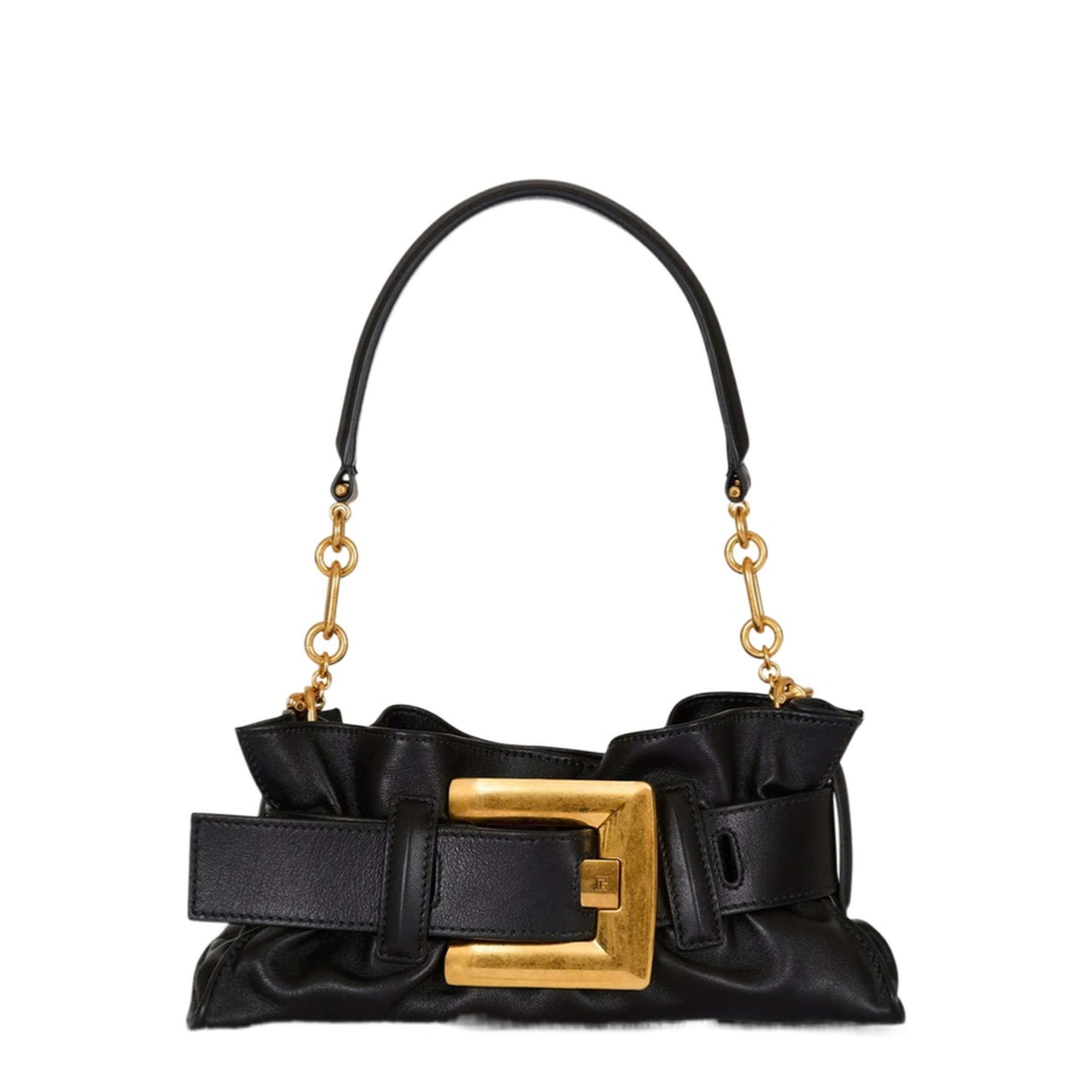 Shoulder Bag Leather Black - Image 1