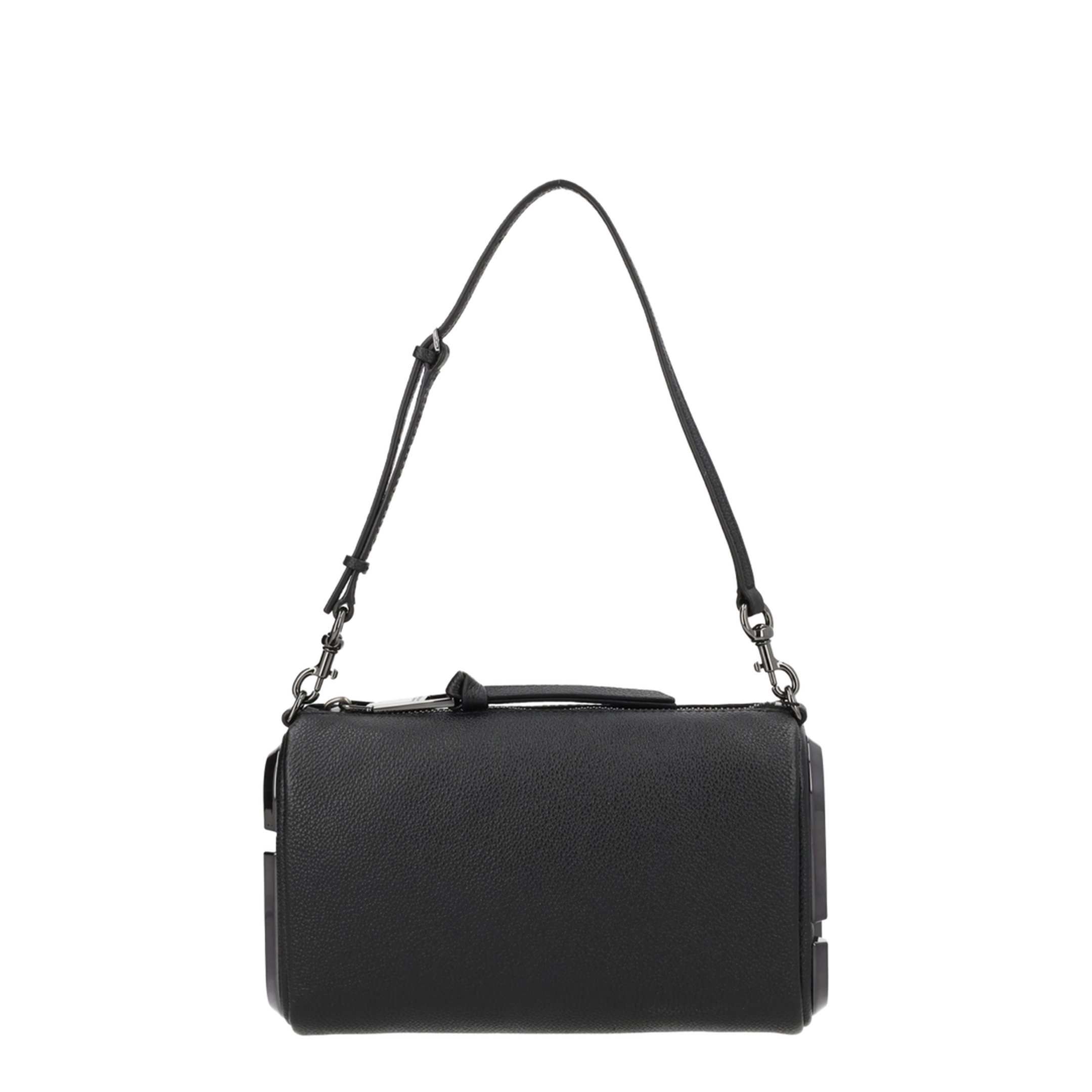 The Snapshot Calf Leather Shoulder Bag - Black - Image 2