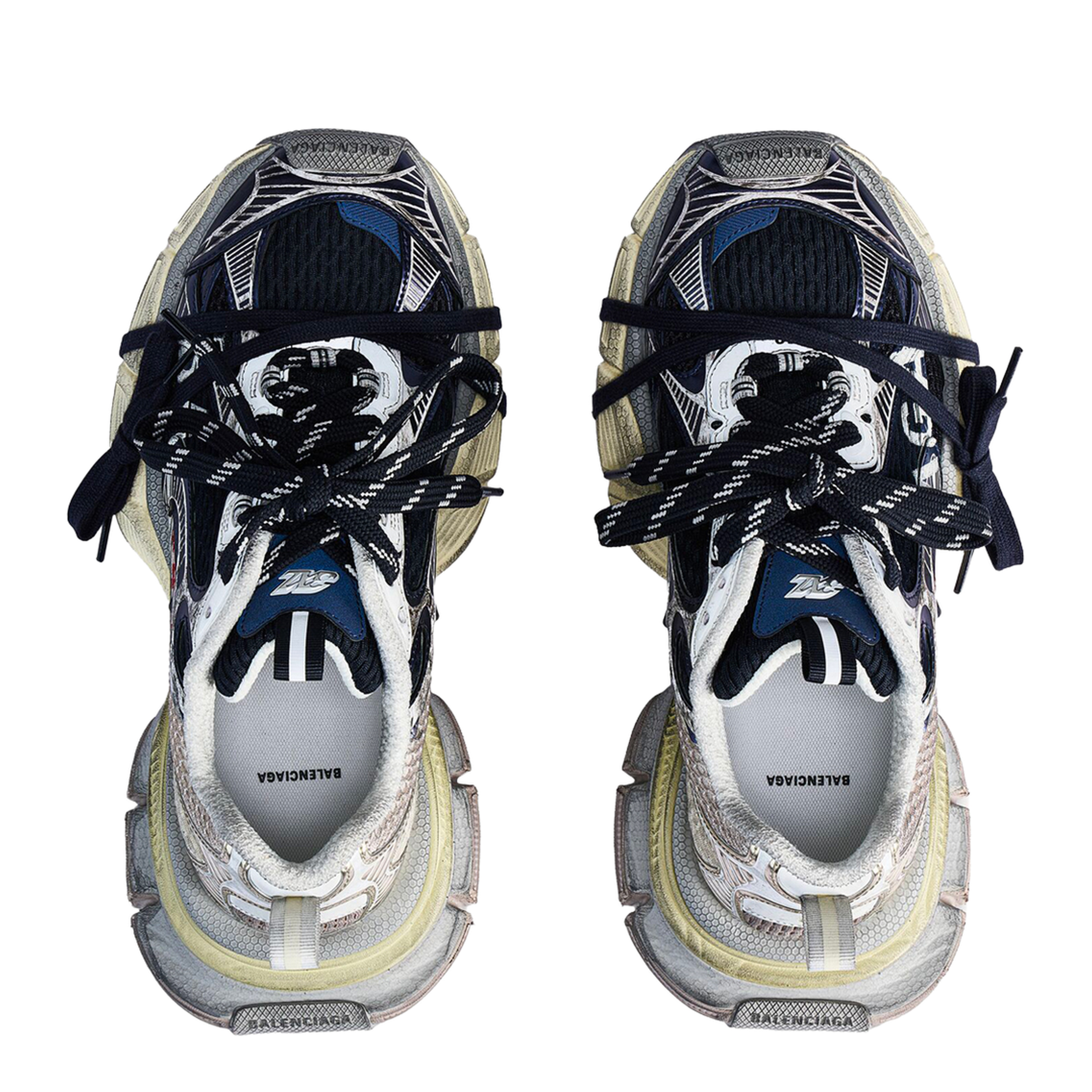3XL Split Worn-Out Effect Sneakers - Image 3