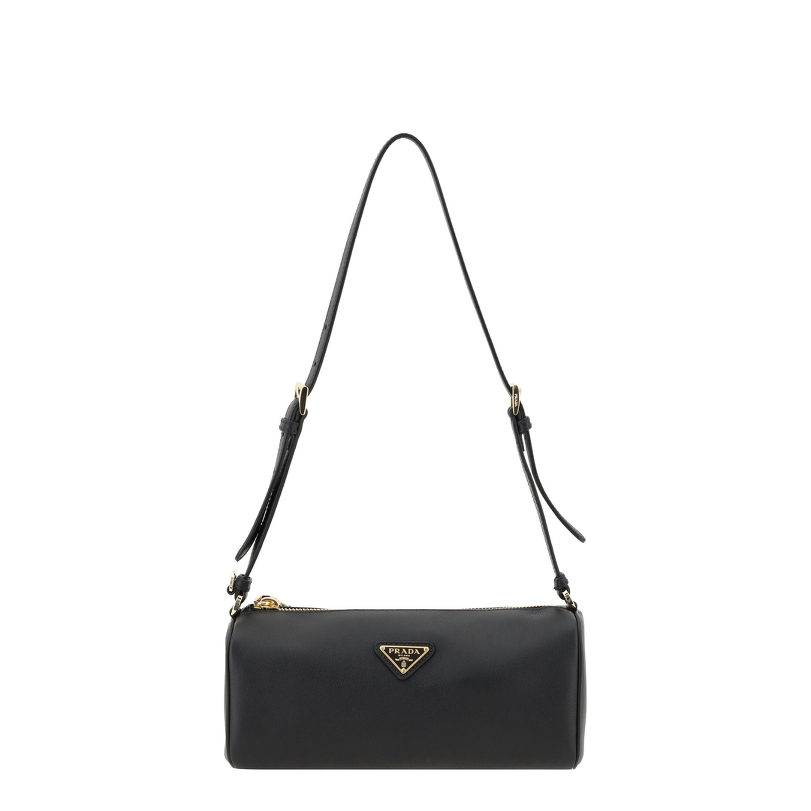 Mini Soft Grain Shoulder Bag - Black - Image 1