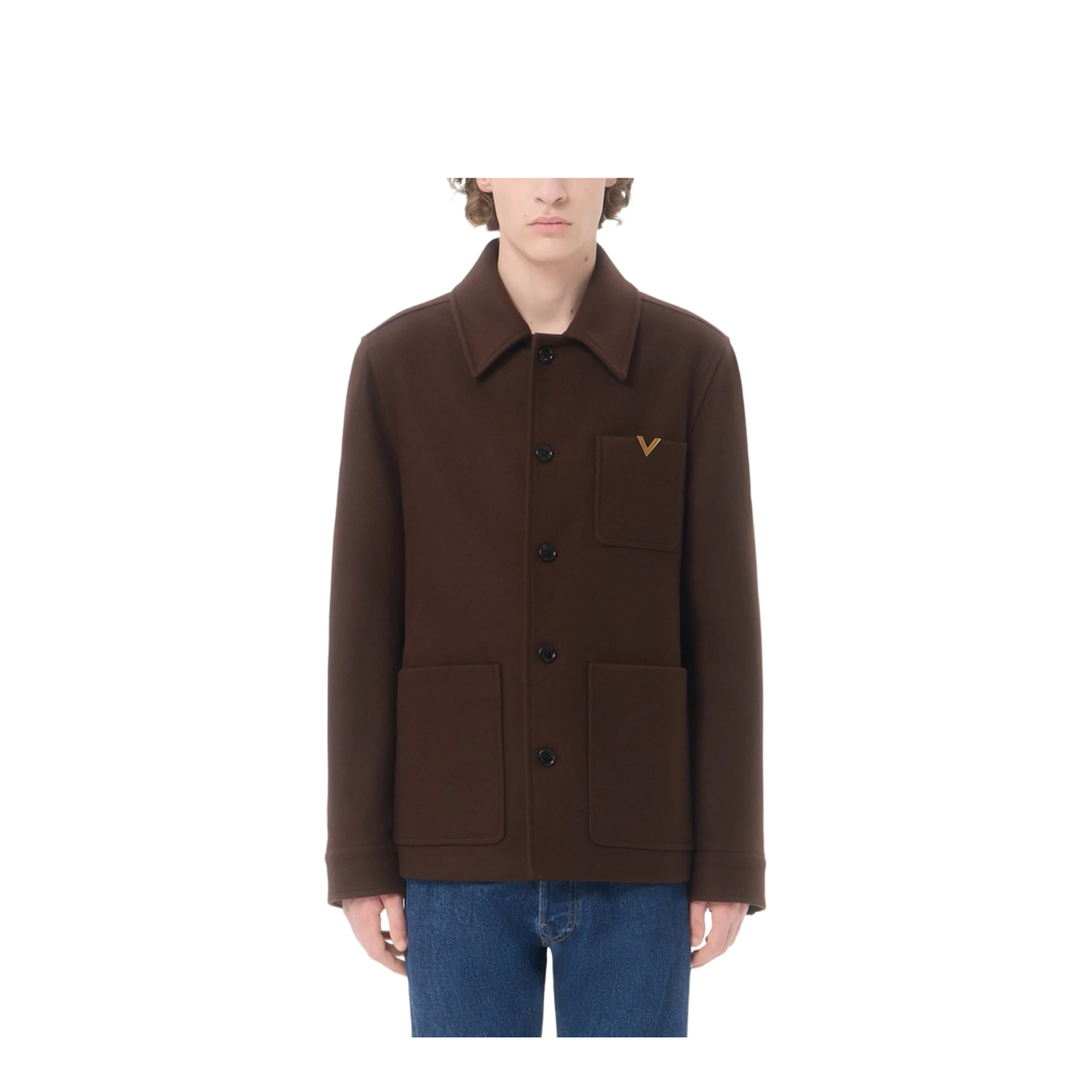 Wool Jacket with Vgold - Image 6