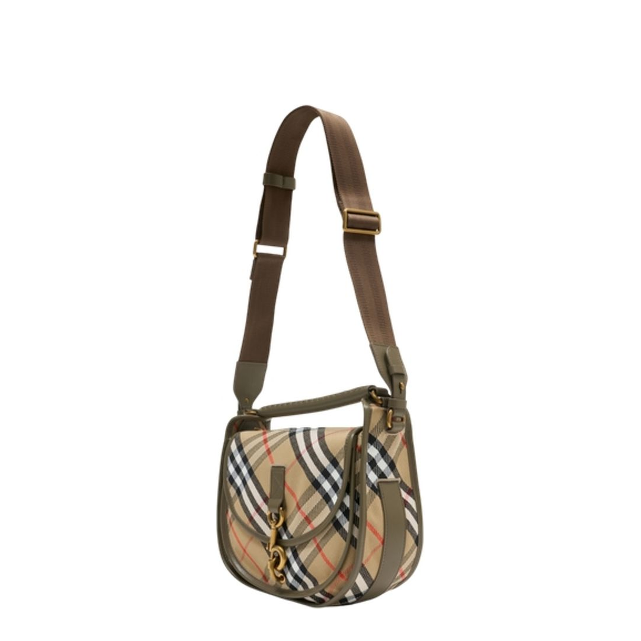 Embroidered Fabric B Clip Handbag - Image 2