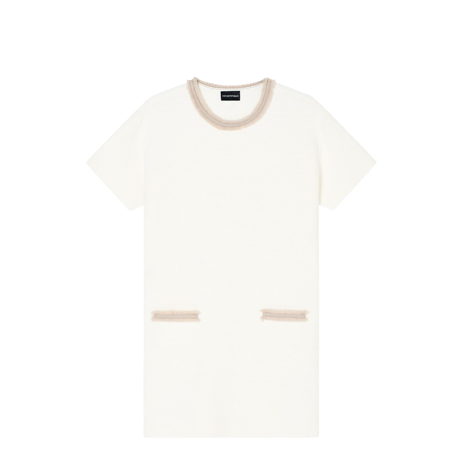 Ottoman Fabric Dress with Fringed Details - Image 1