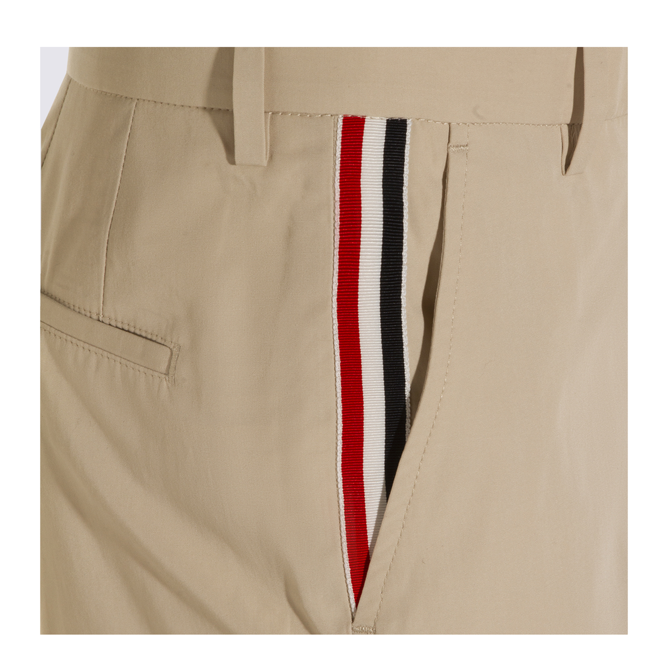 Relaxed Classic Beltloop Trouser With Gg Tape Details In Wrinkle Free Cotton Suiting - Image 6