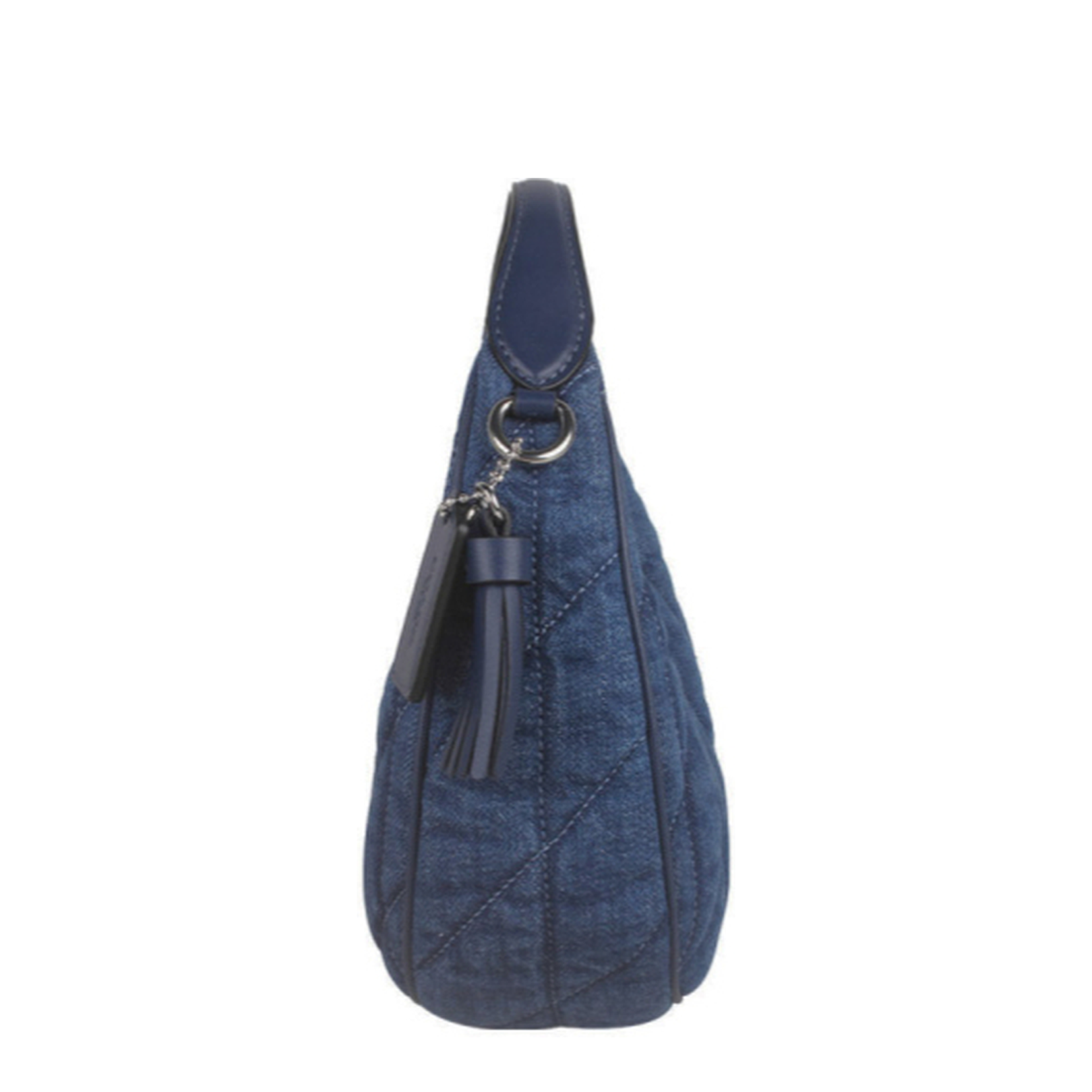 Carmen Mini Crossbody Bag With Quilting Denim - Image 3