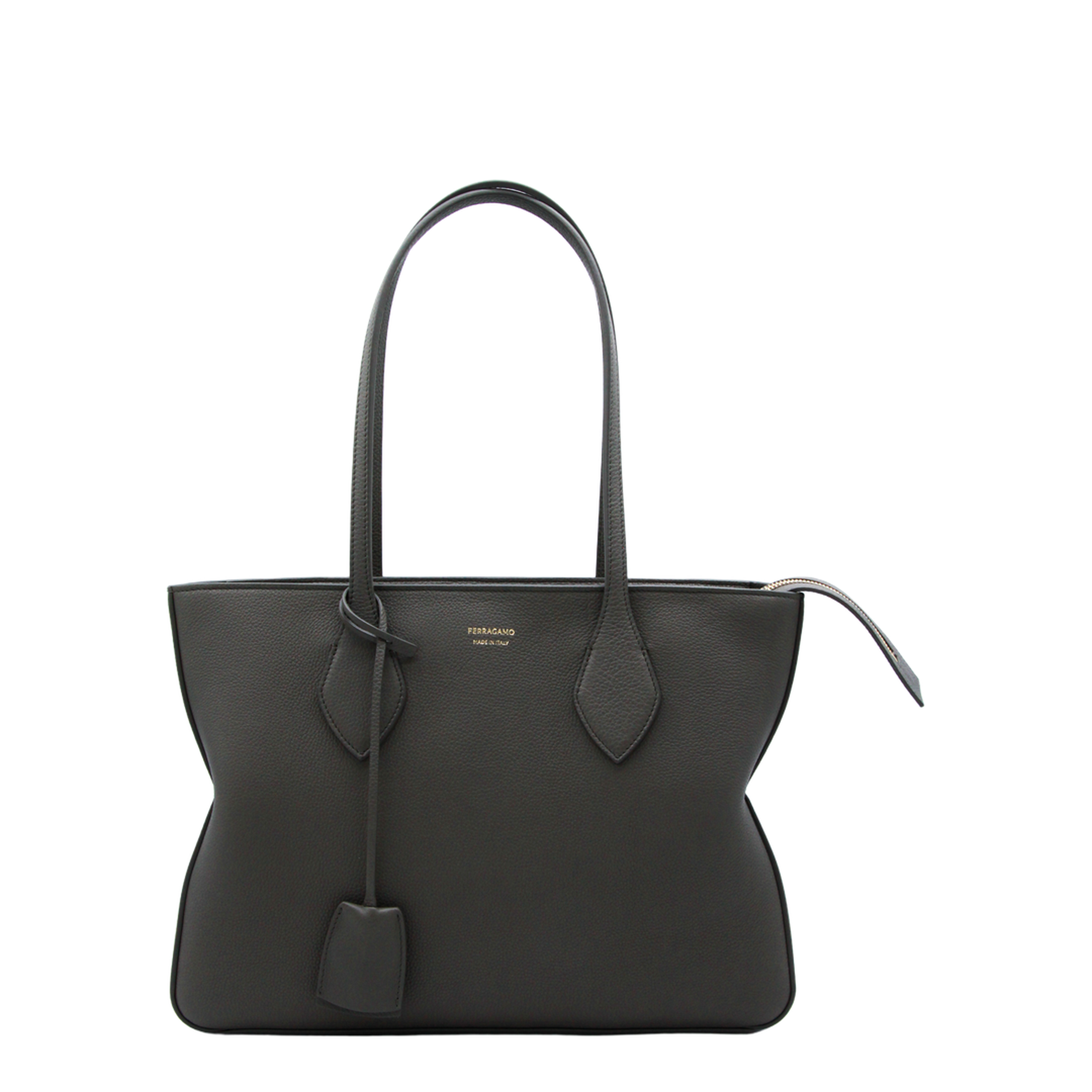 Star Tote Small Calfskin Tote - Black - Image 2