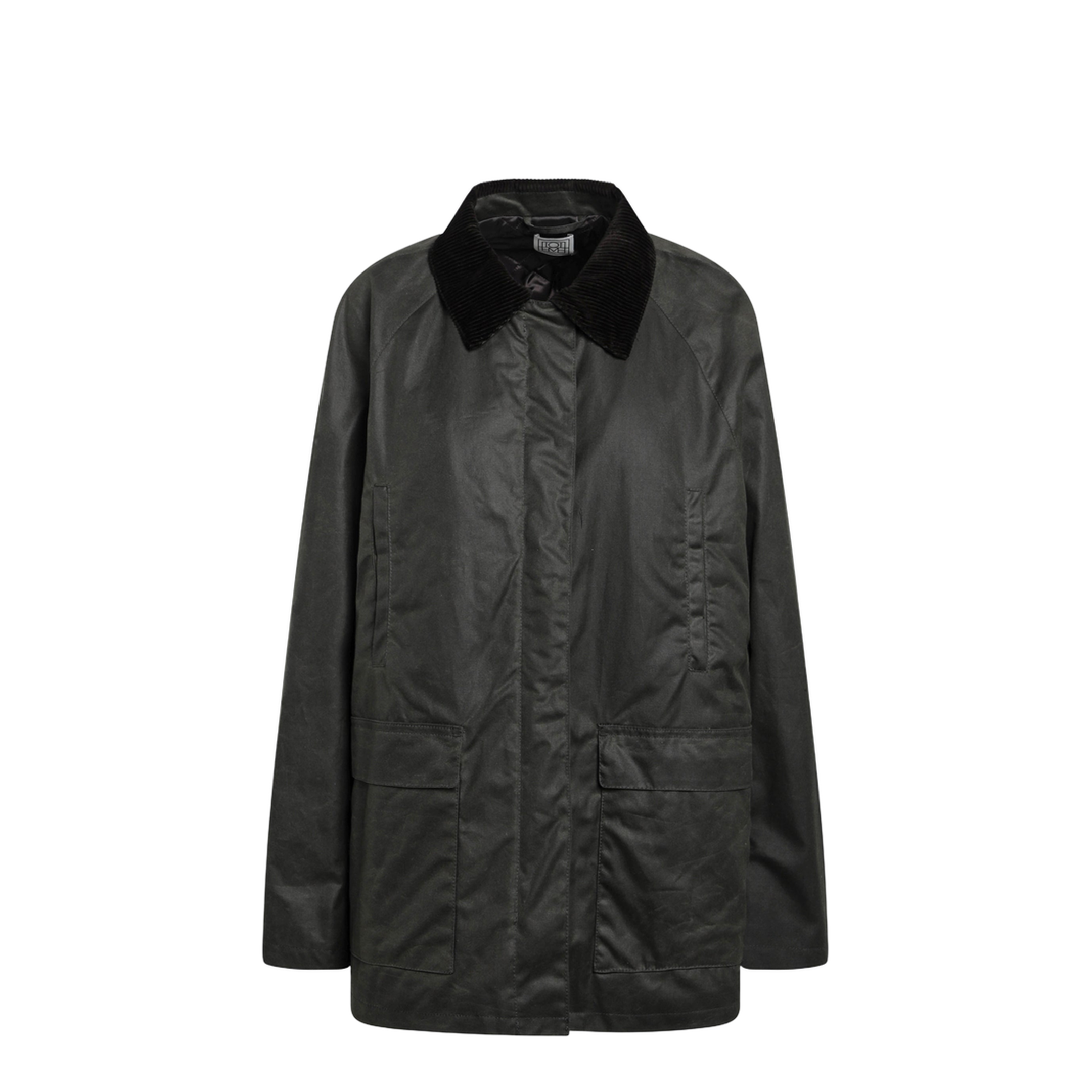 Forest Green Waxed Cotton Country Jacket - Image 1