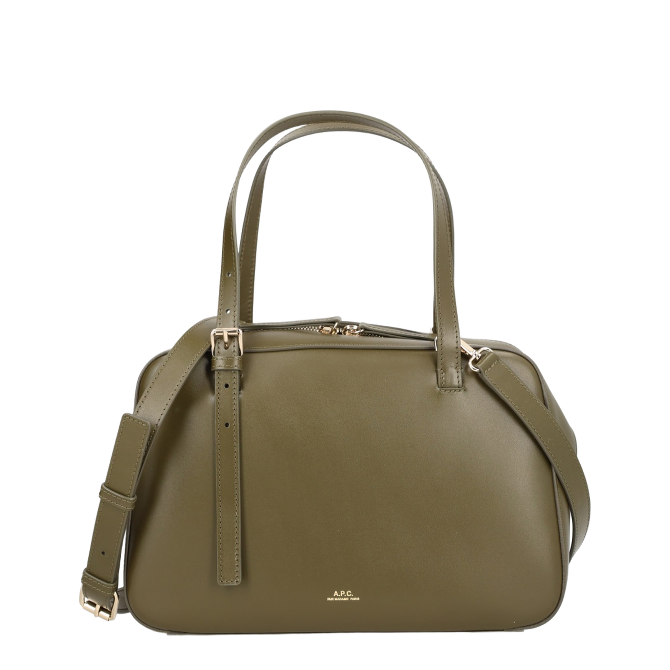Virginie Box Bag - Dark Khaki - Image 1