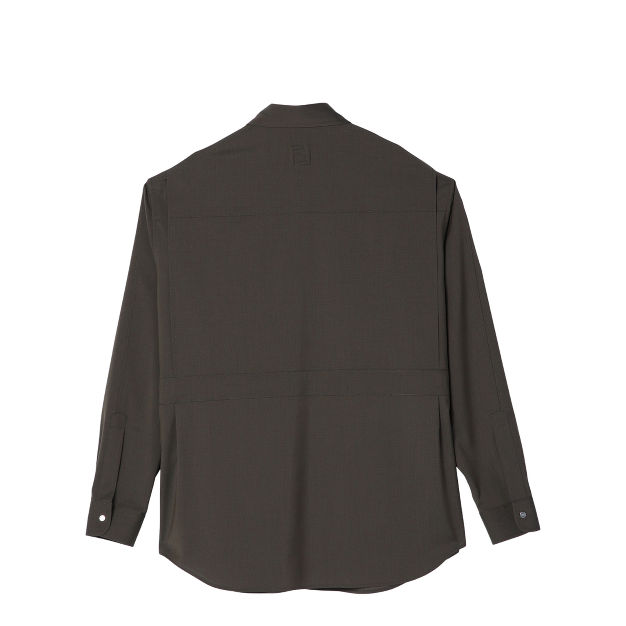 Dark Green Wool Blouson - Image 2