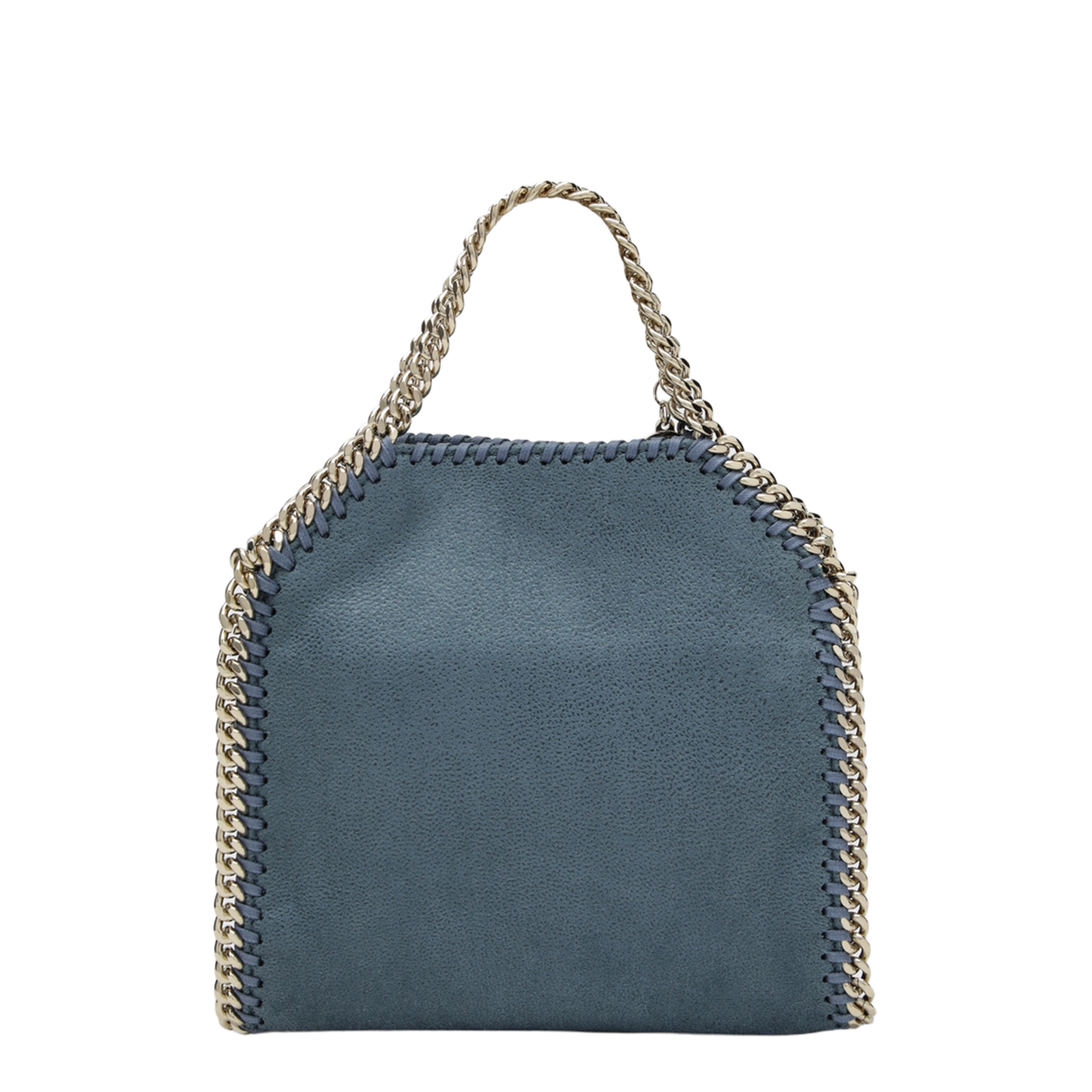 Falabella Tiny Vegan Leather Tote Bag - Feather Blue - Image 2
