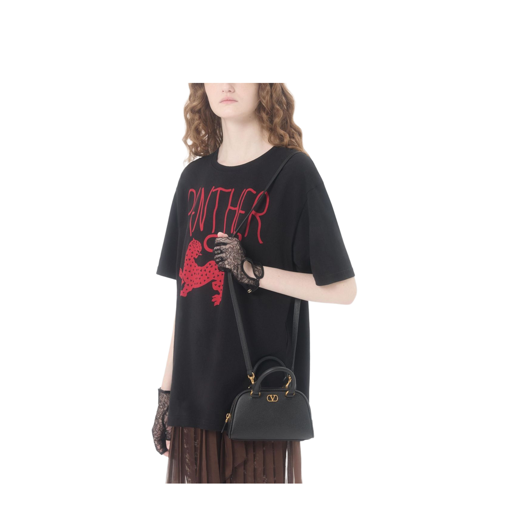 VLogo Signature Leather Mini Bag - Image 3