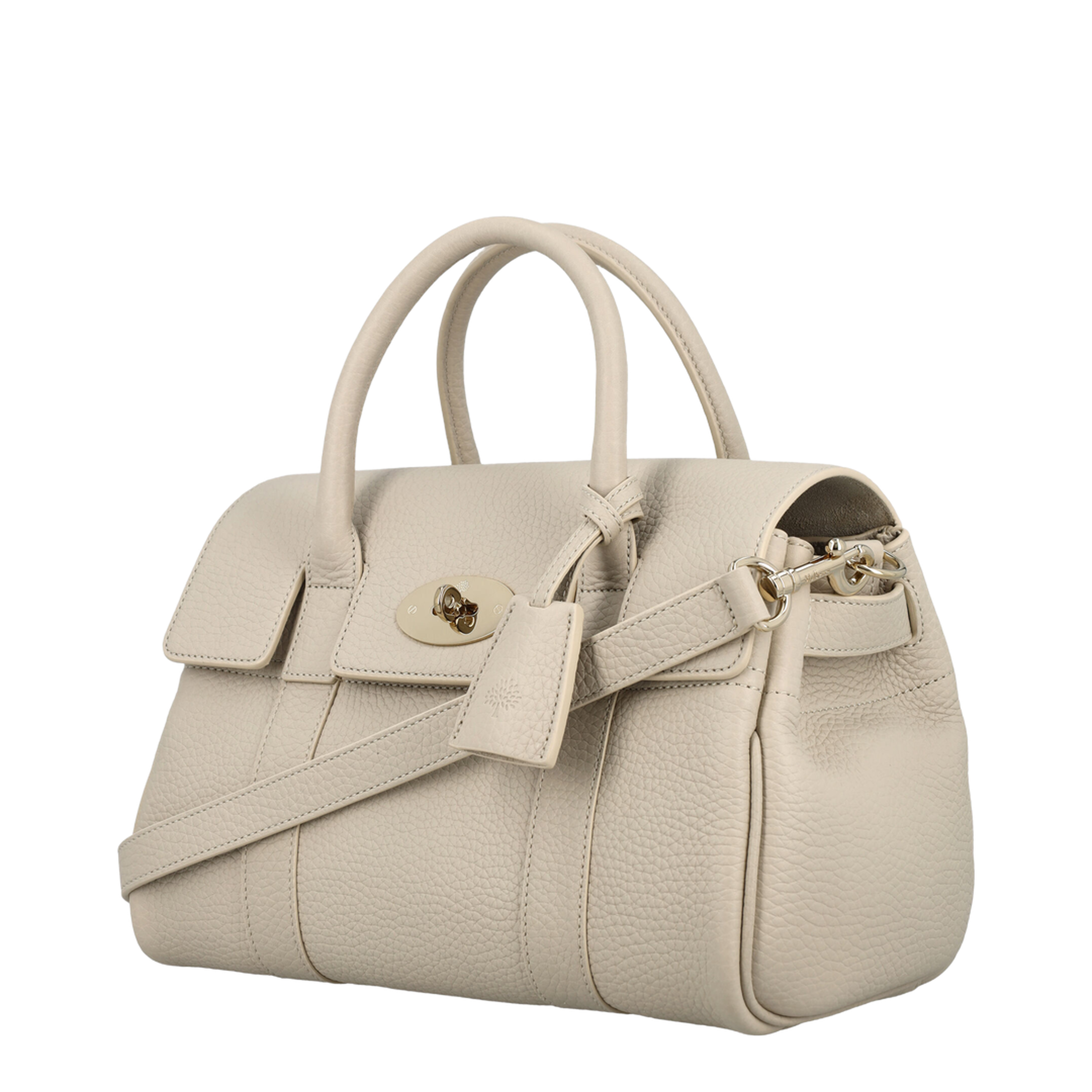 Bayswater Leather Satchel - Chalk - Image 2