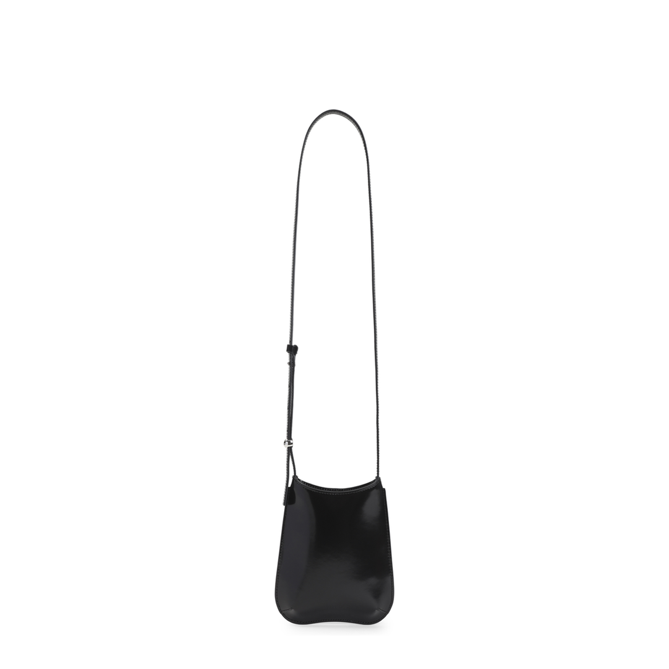 The Bisou Calf Leather Handbag - Black - Image 2