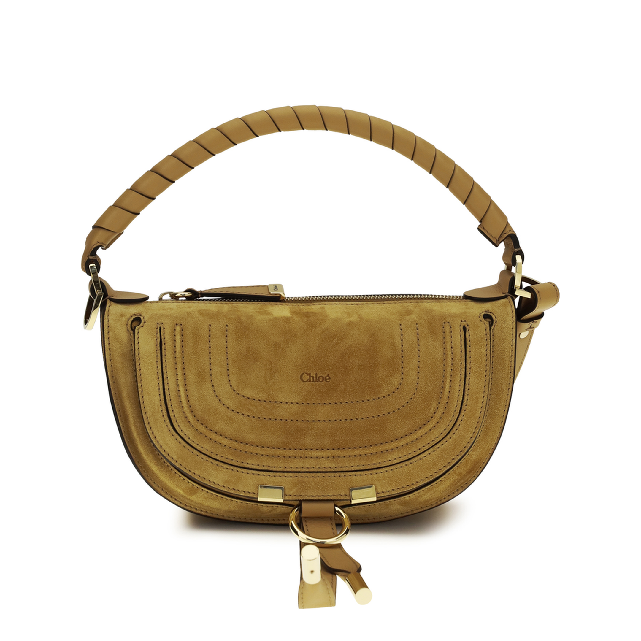 Marcie Suede Mini Shoulder Bag - Image 1
