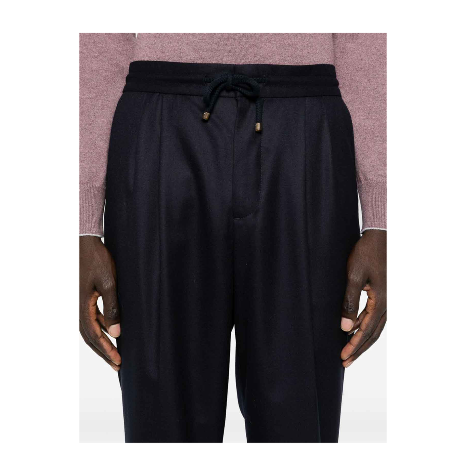 Leisure Fit Trousers Wool Black - Image 2