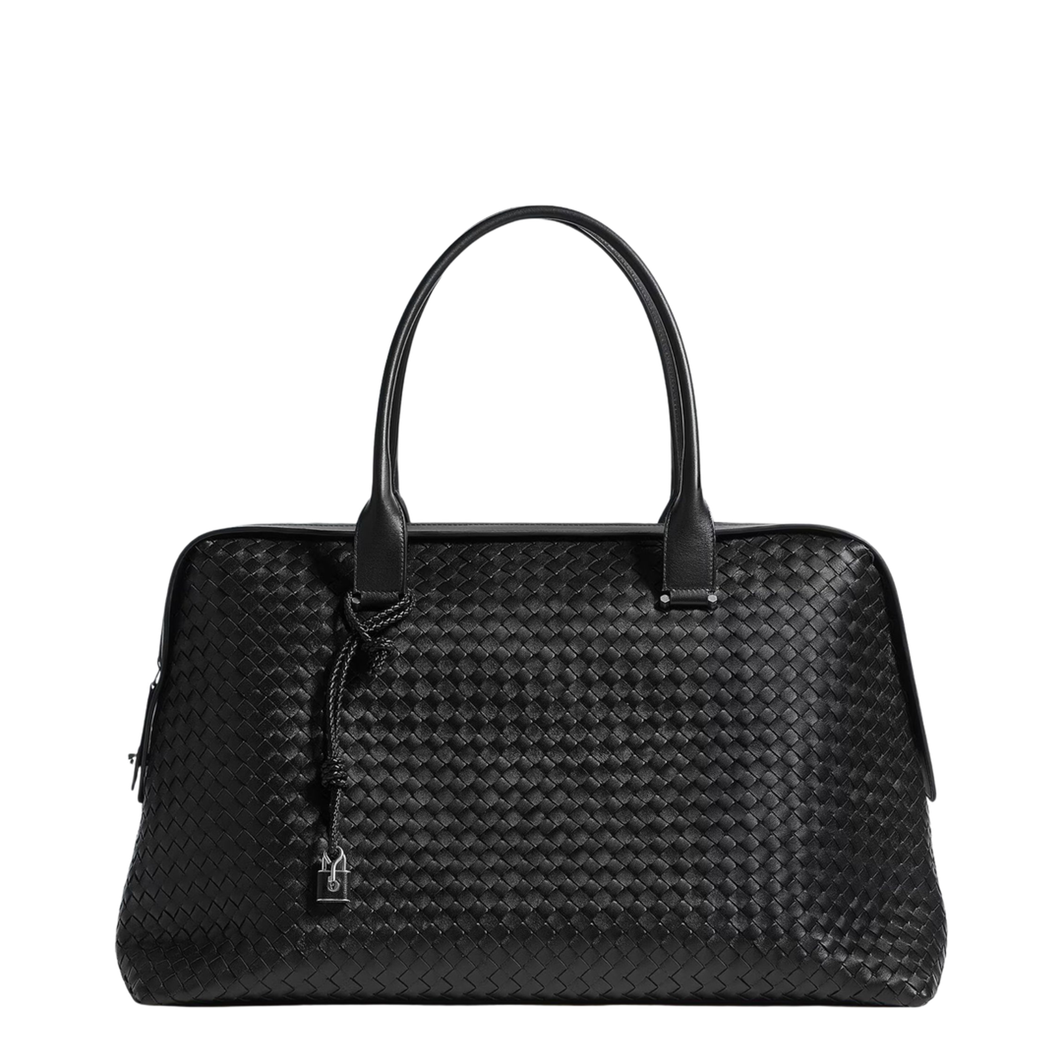 Vaporetto Lambskin Travel Bag - Black - Image 1