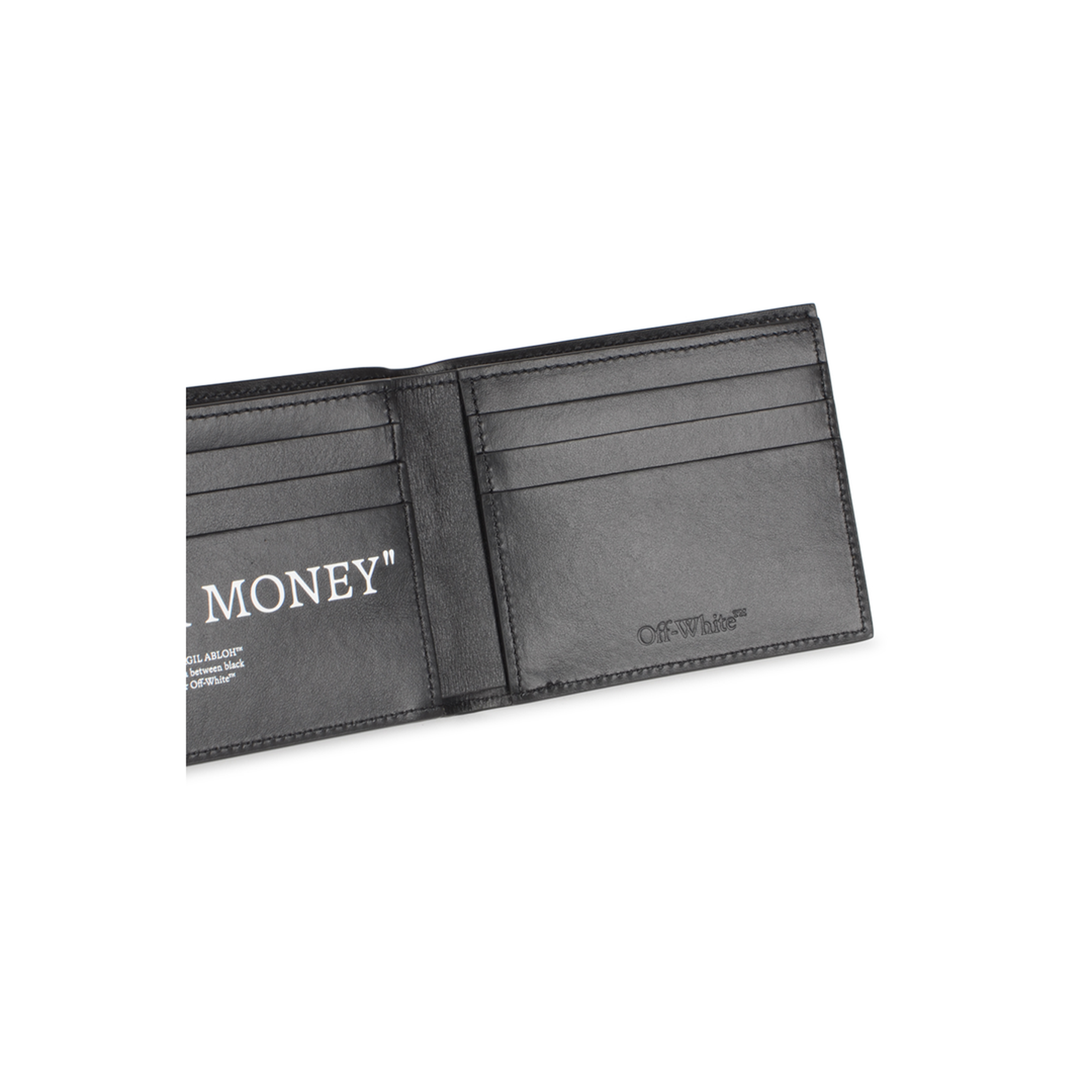 Quote Bifold Wallet - Black - Image 3