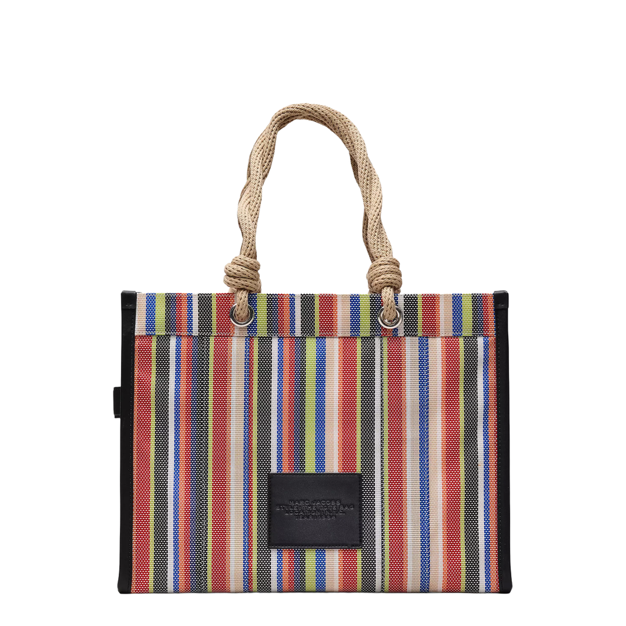 Large Mesh Tote Bag - Red Multi - Image 2