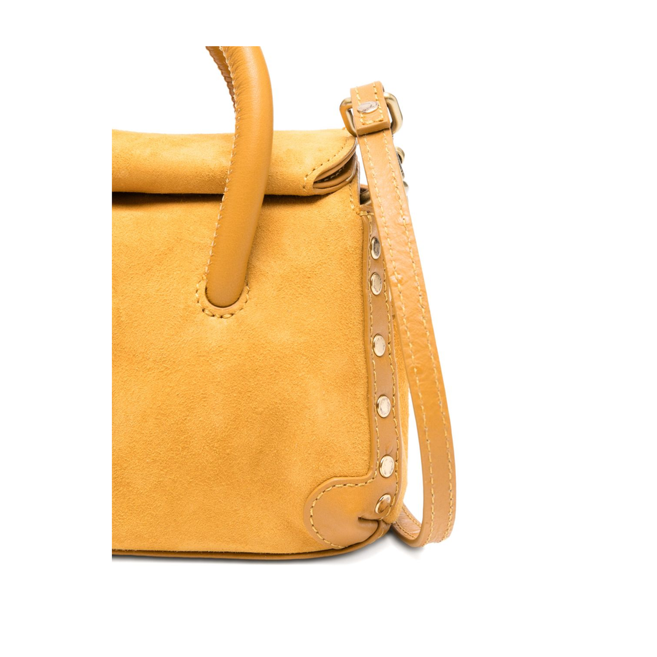 Dotta ZaShmere & Cactus Leather Baby Bag - Yellow Winter Sun - Image 4