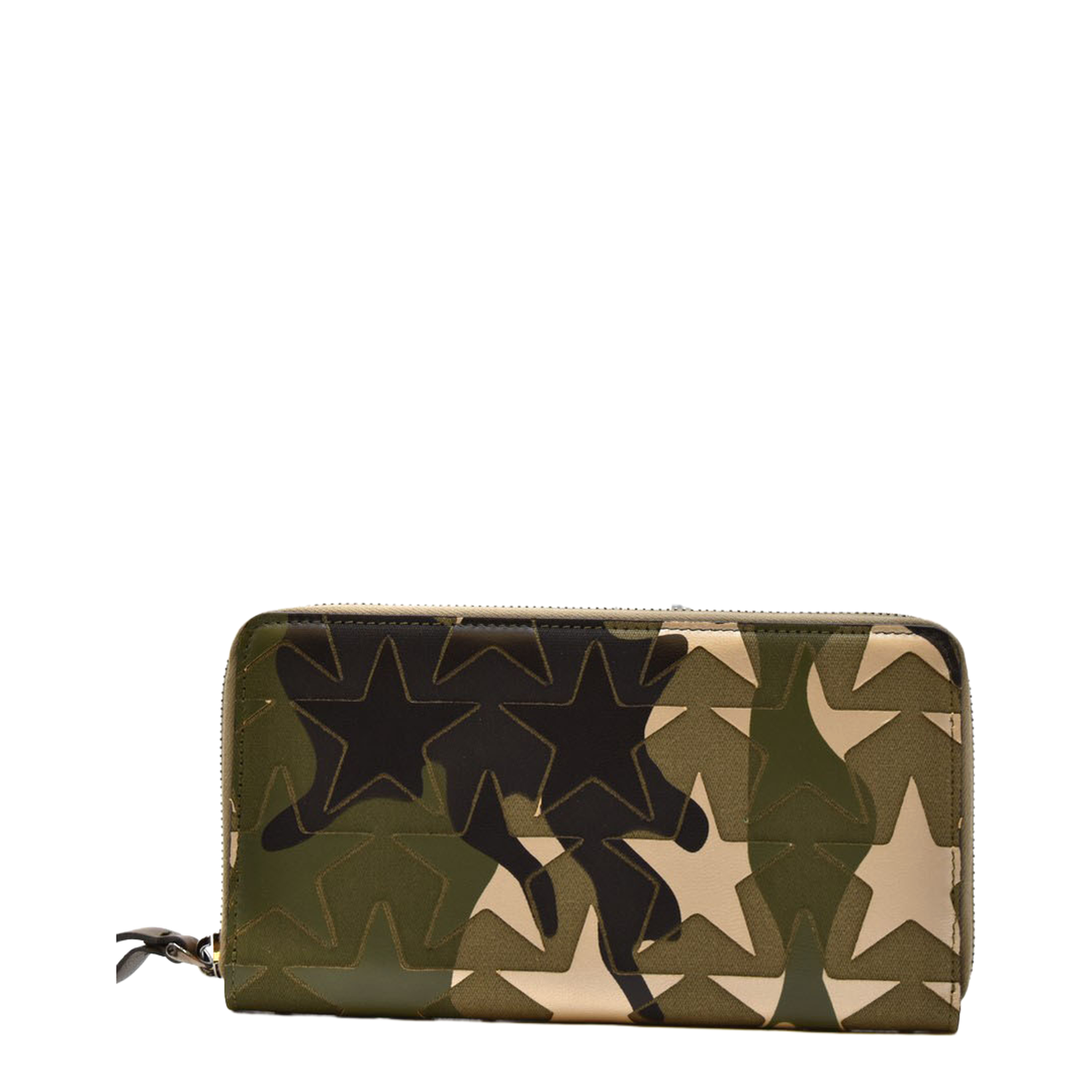Camouflage Zip-Around Wallet in Military Green - Image 3