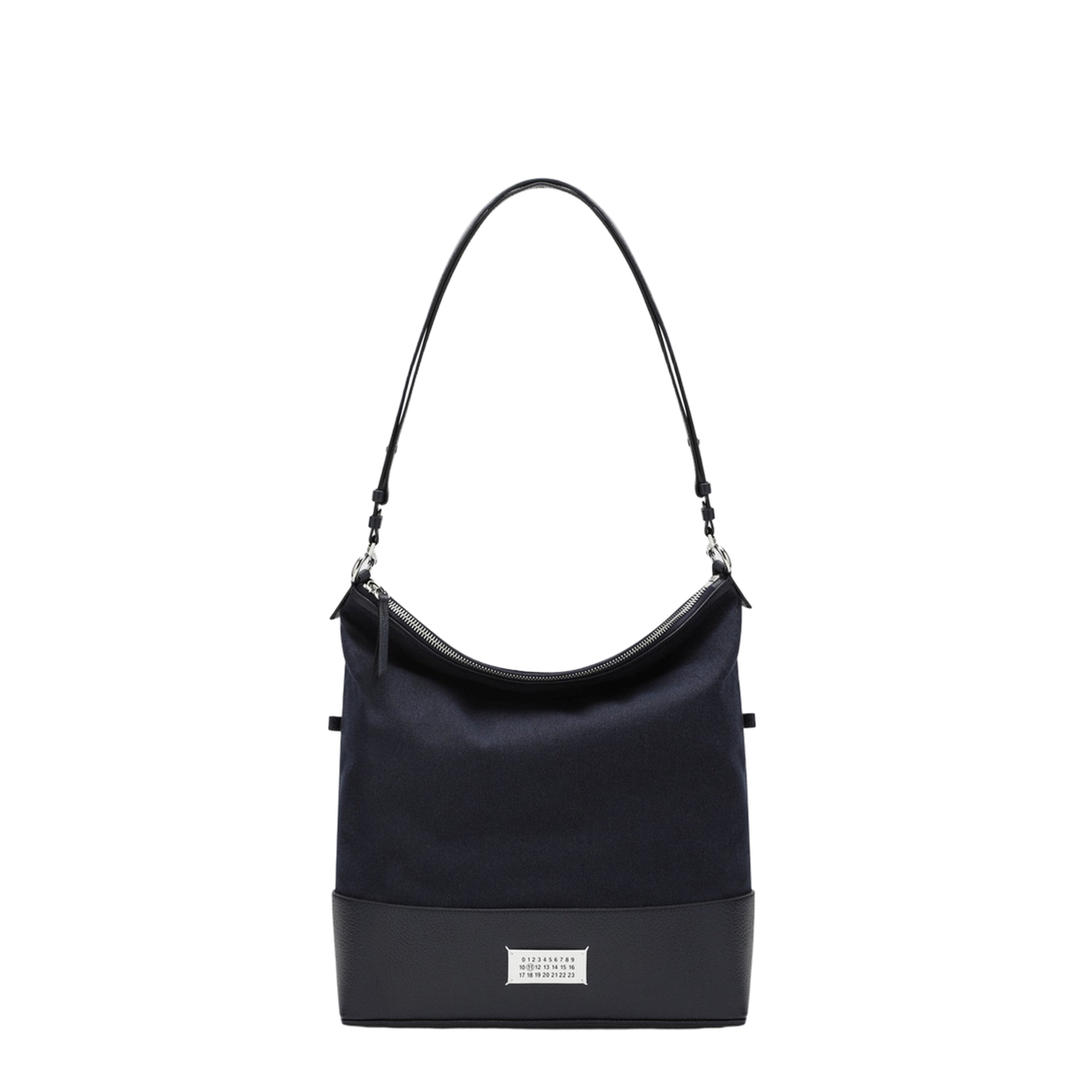5AC Medium Calfskin Hobo Bag - Twilight Blue - Image 1