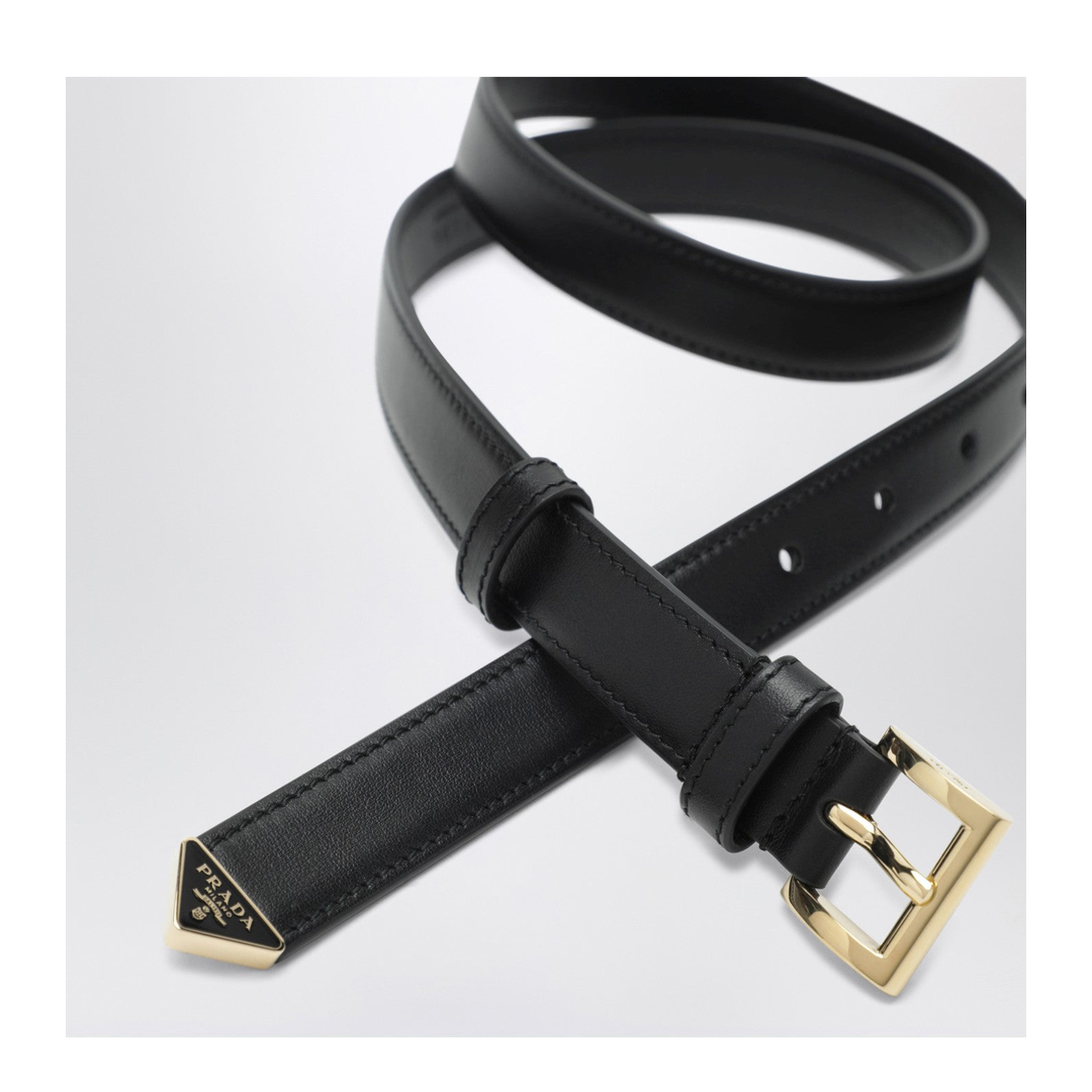 Black Belt with Appliqué - Image 2