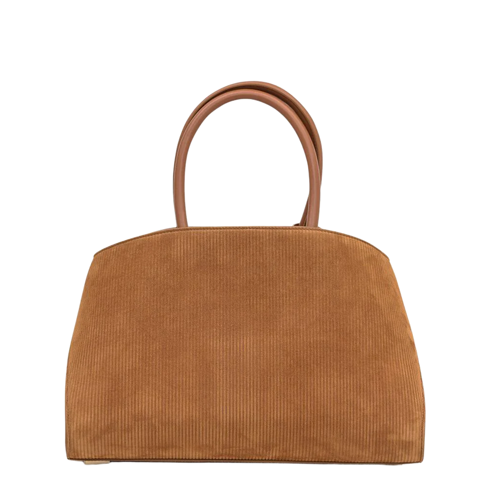 Hand Bag Suede Brown - Image 4