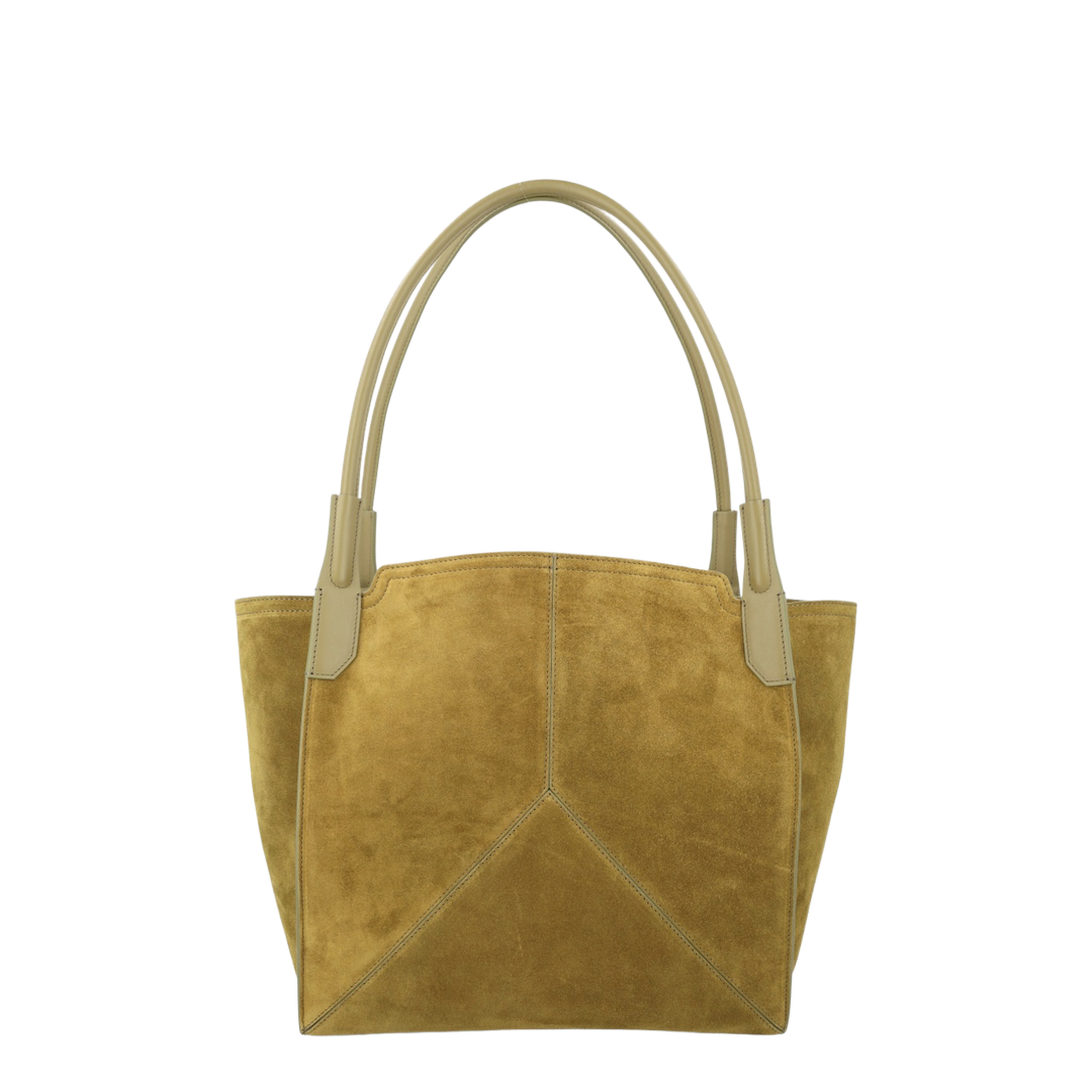 Victoria Tote Bag Small Calf Suede - Cactus Green - Image 3