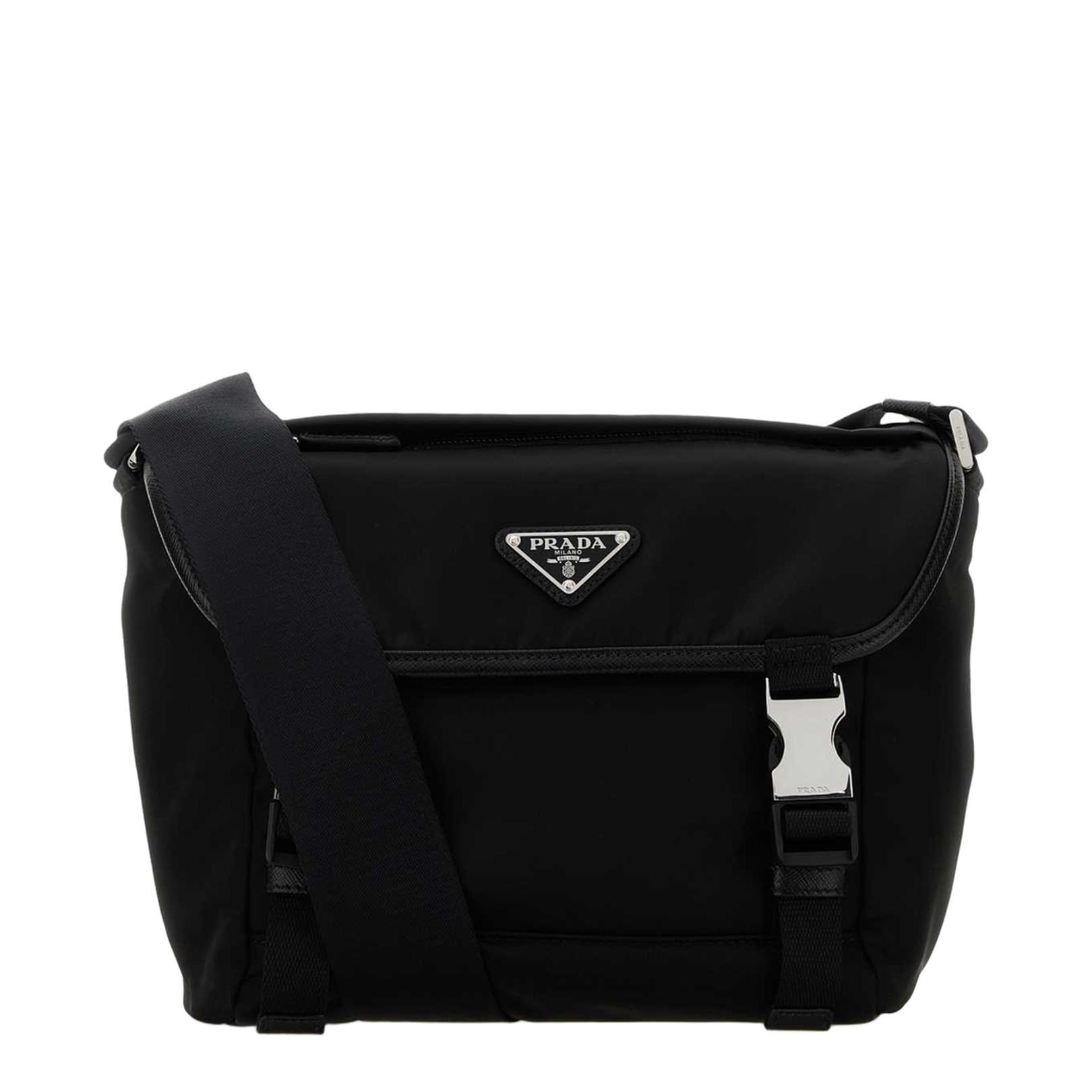 Logo Plaque Foldover Top Shoulder Bag - Image 1