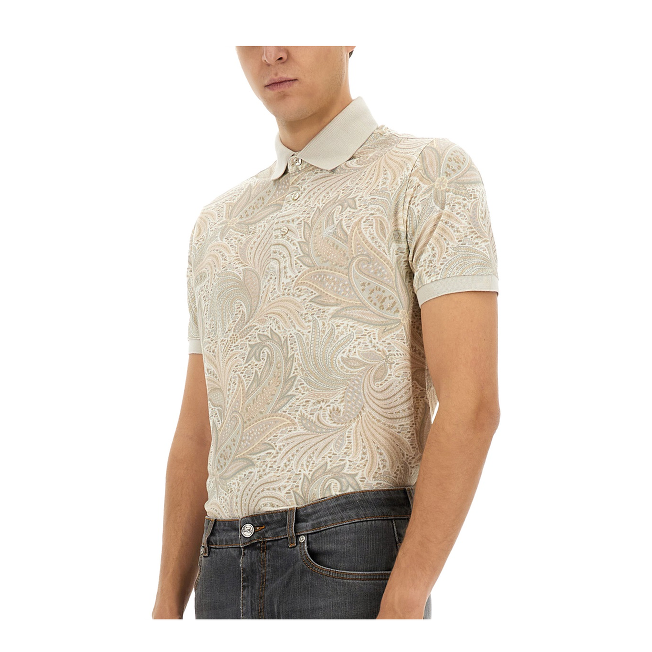 Polo Shirt With Print - Image 4