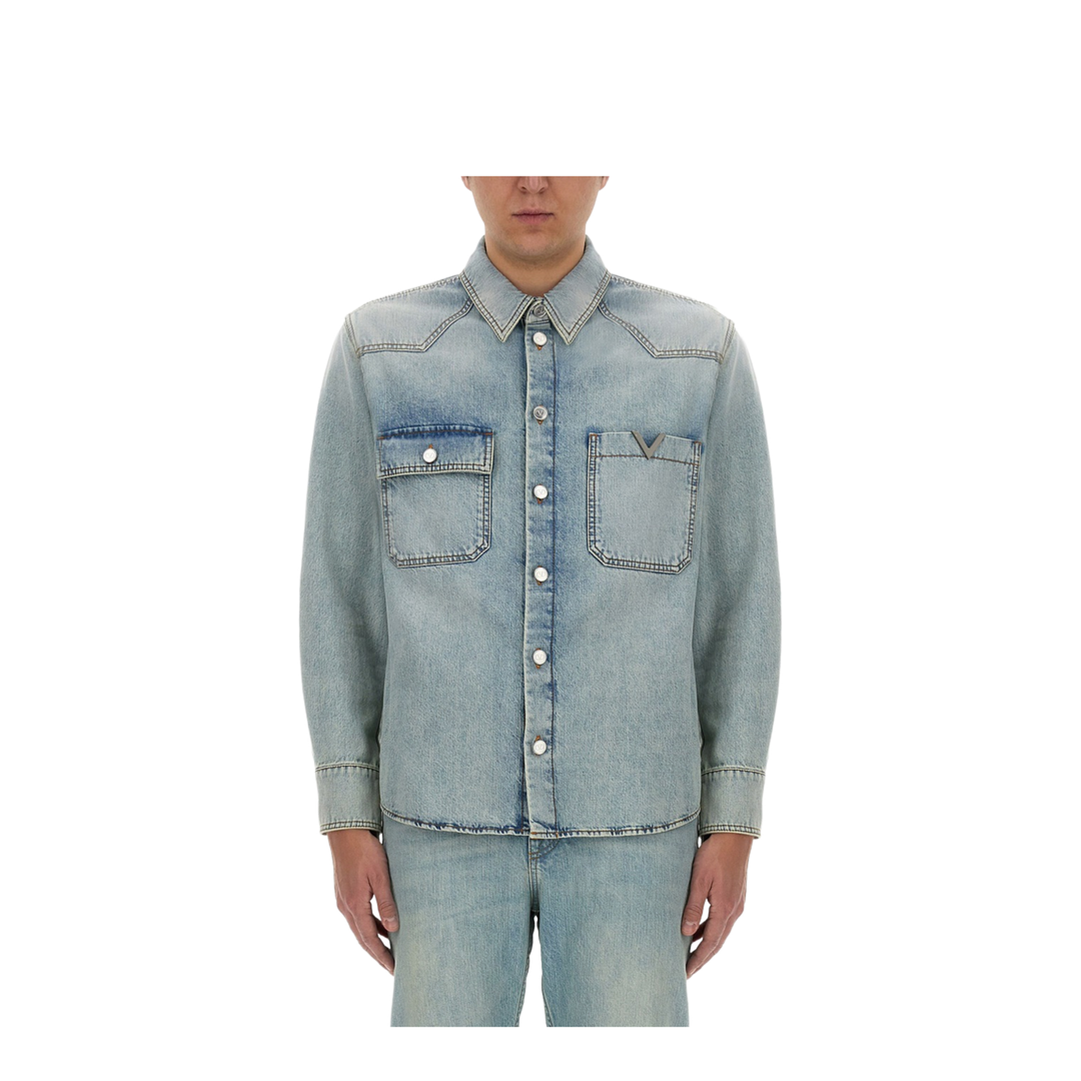 Denim Shirt Light Blue - Image 1