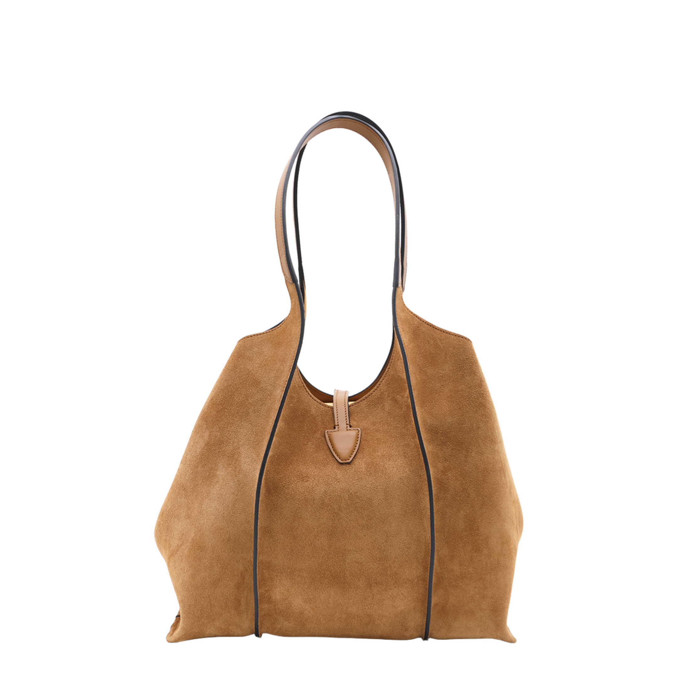 T Timeless Small Calfskin Tote - Brown - Image 5