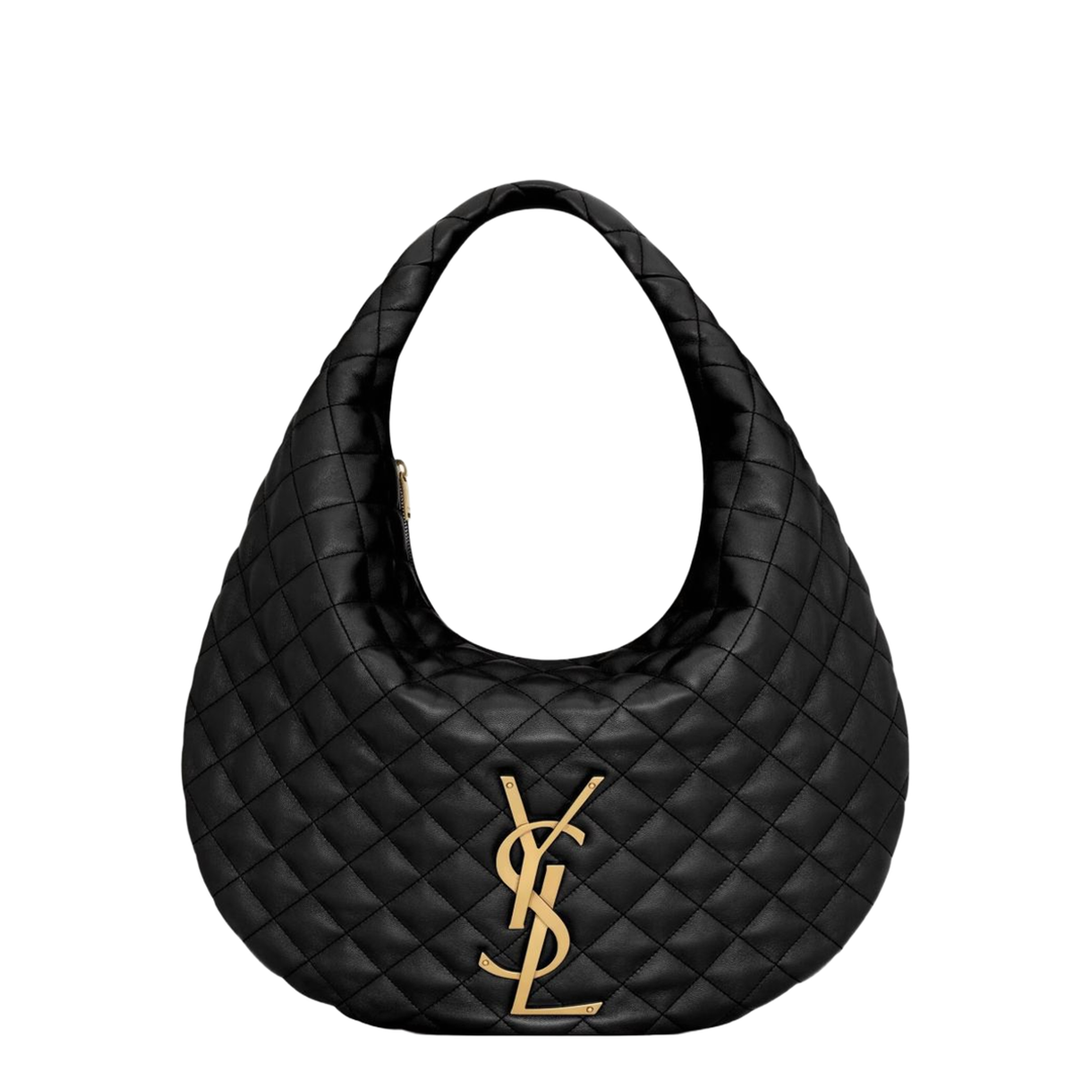 ICARE Hobo in Quilted Nappa in Black - Image 1