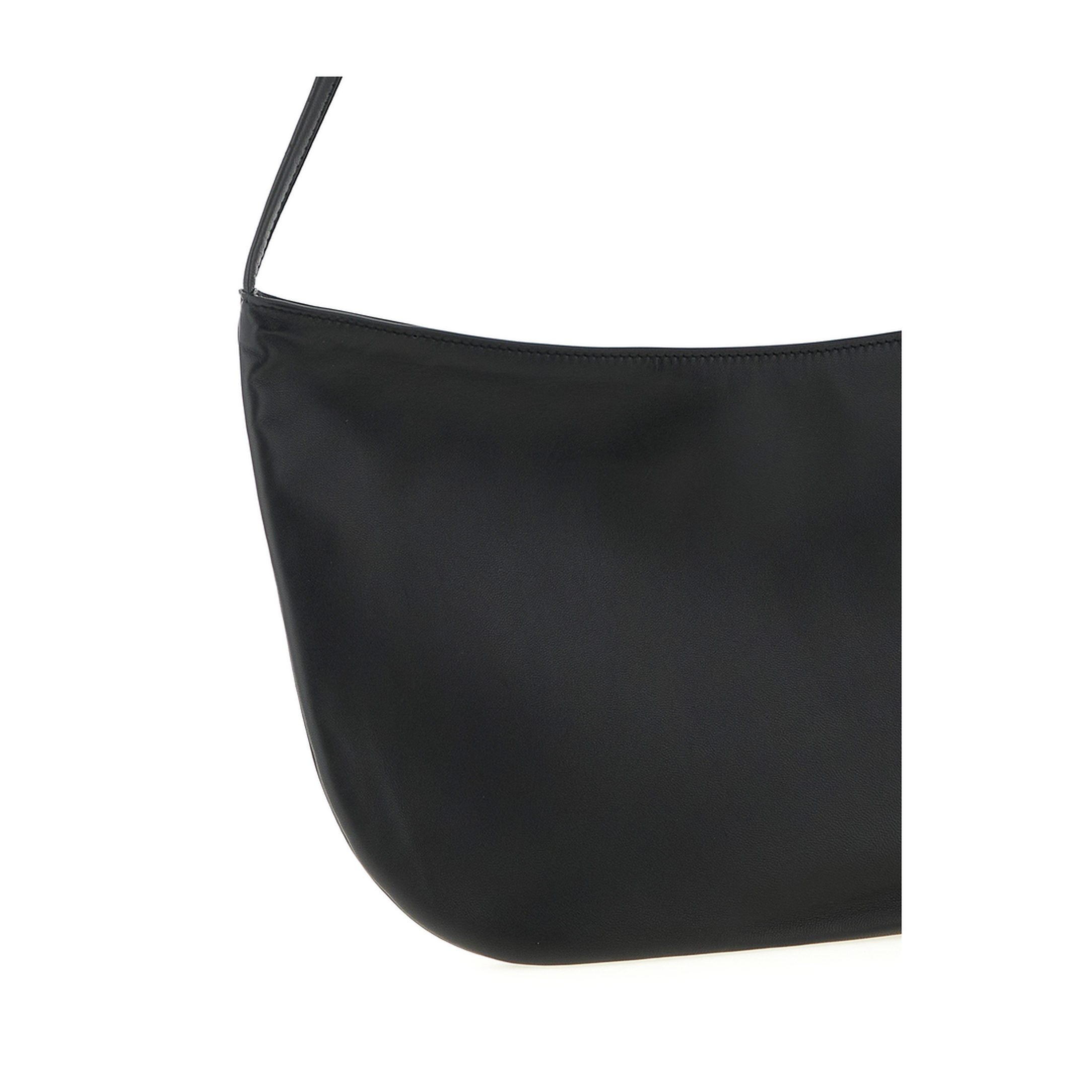 Izzy Medium Lambskin Shoulder Bag - Black - Image 3