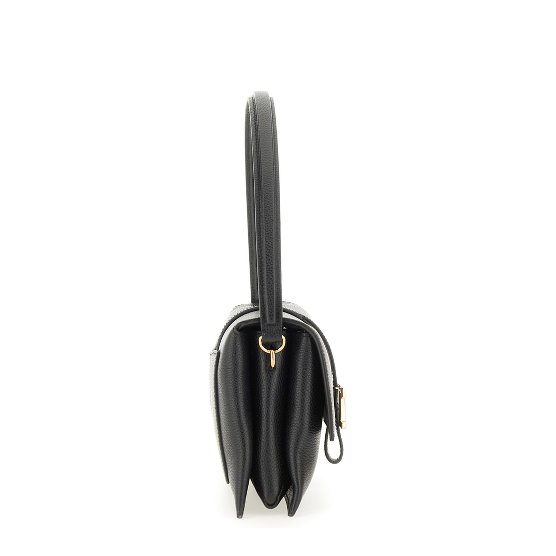 T Timeless Mini Calfskin Flap Bag - Black - Image 5